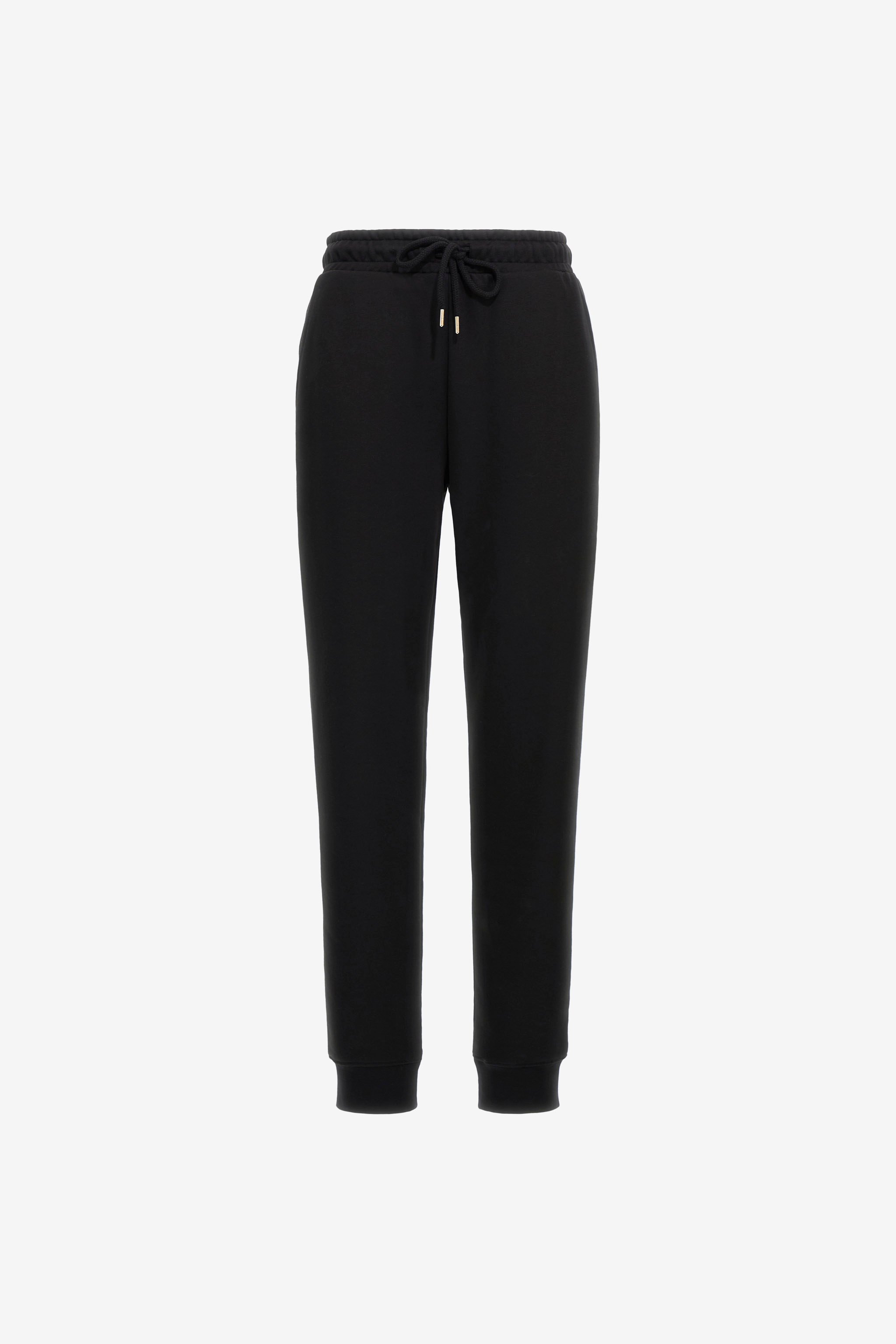 Roberto Cavalli Sporty Pants With Logo In Black