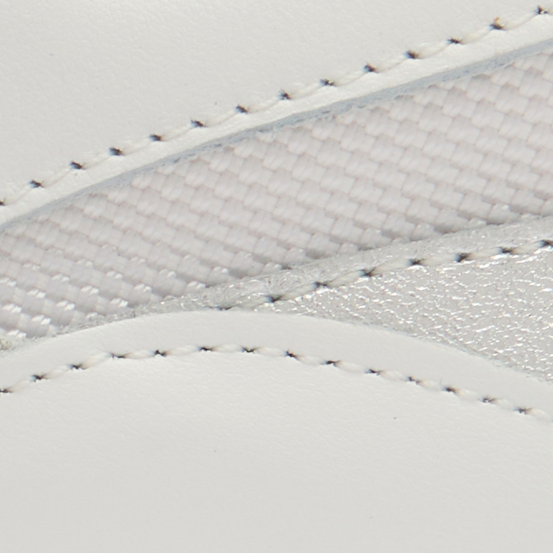 Roberto Cavalli Laced Sneakers With Mixed Inserts In White