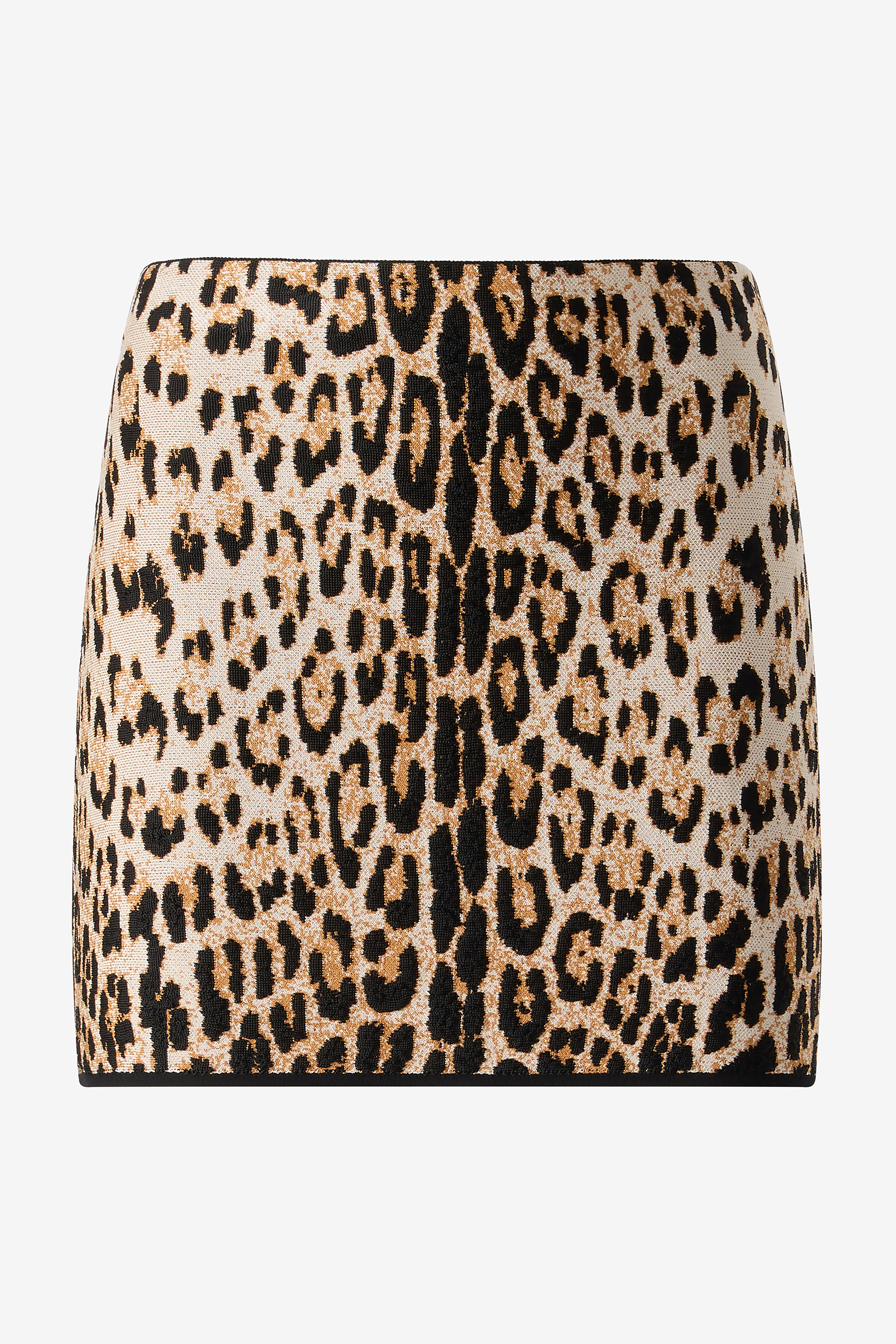 Miniskirt With Jaguar Skin Print
