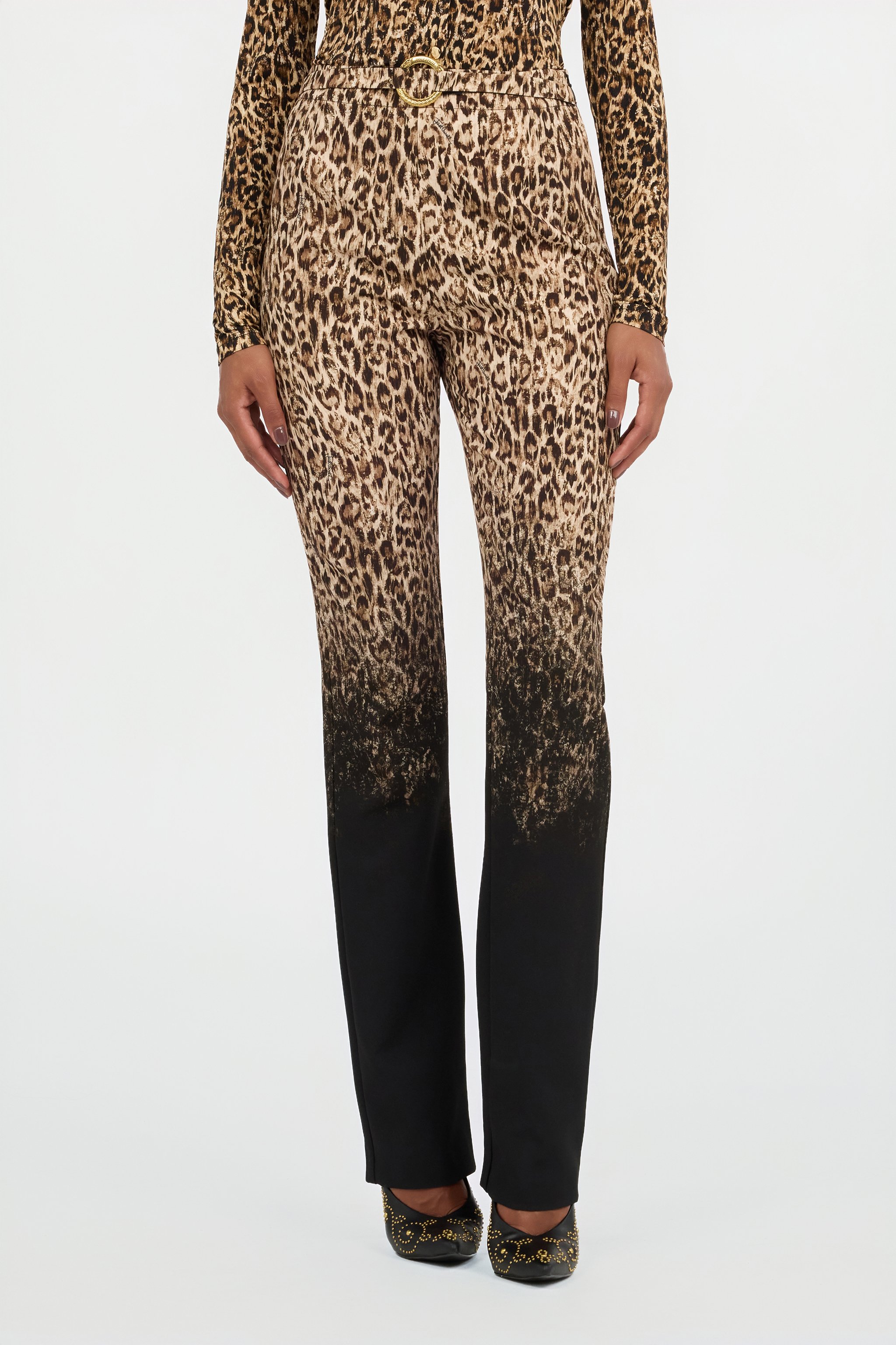 Leopard Print Trousers