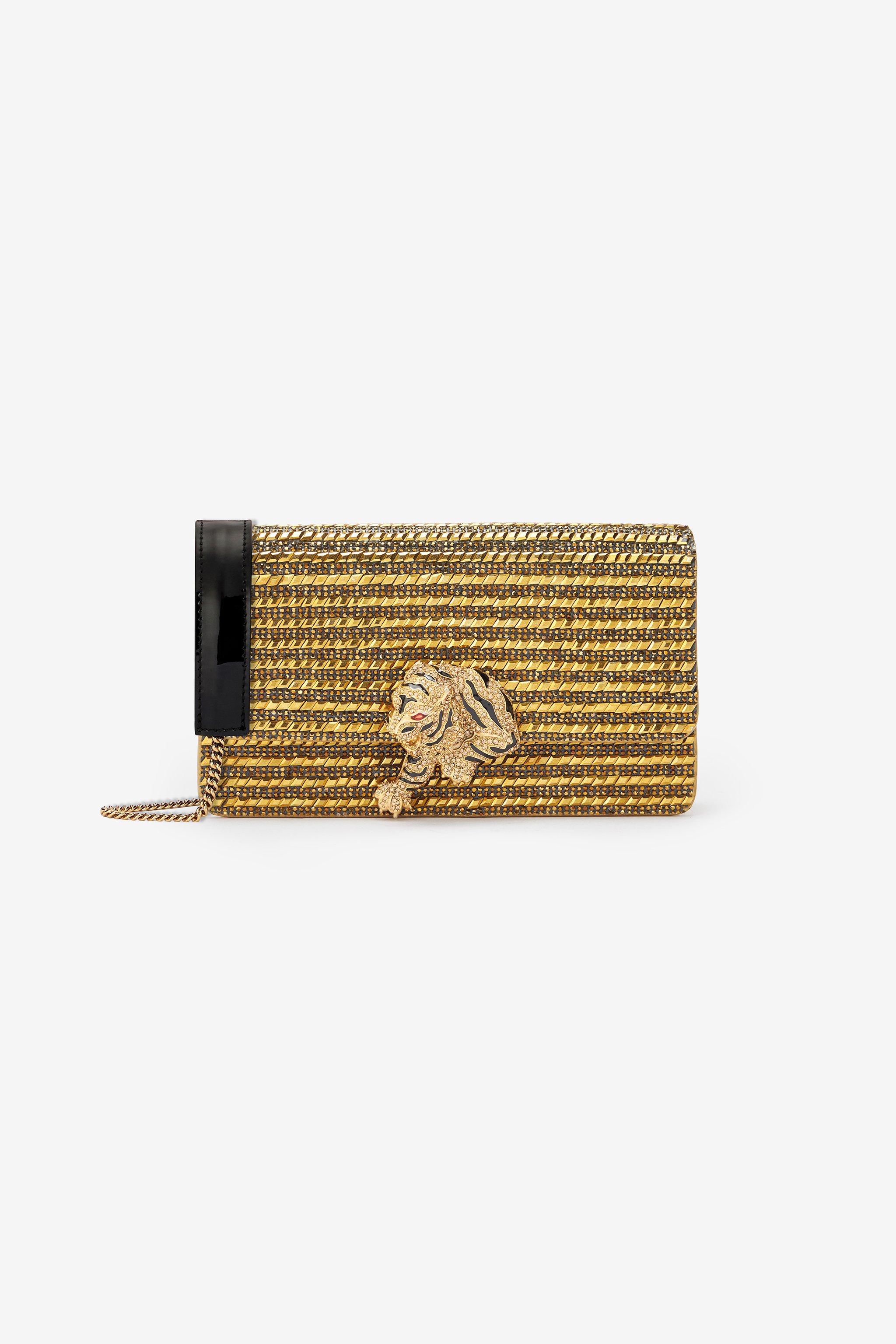 ROBERTO CAVALLI CLUTCH ROAR MIT KRISTALLEN