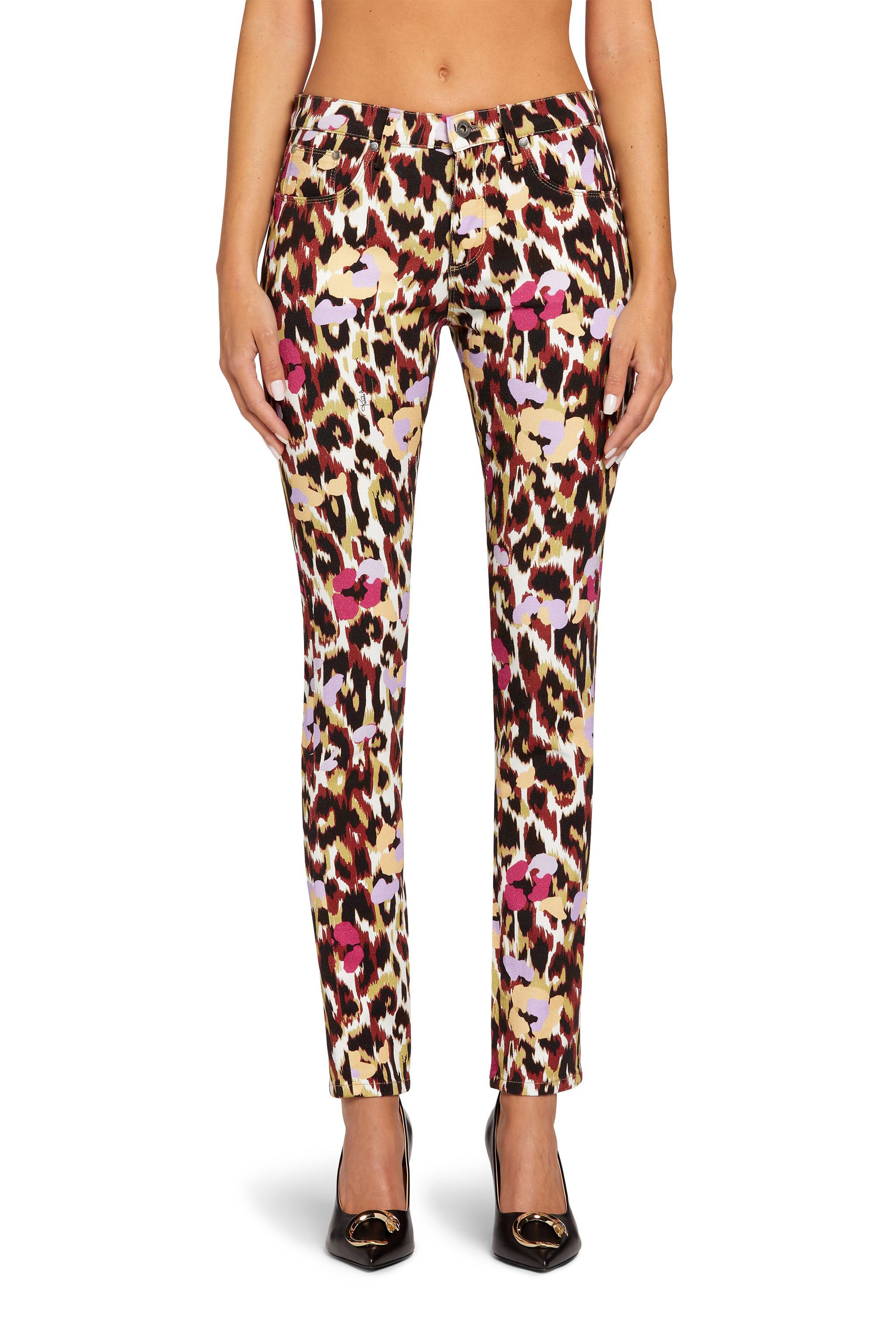 Roberto Cavalli Trousers In Sienna/catkin