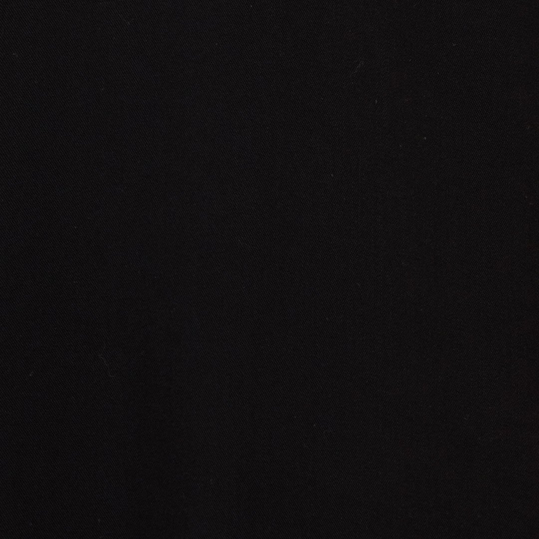 Black Short Sleeve Shirt With Logo Patch