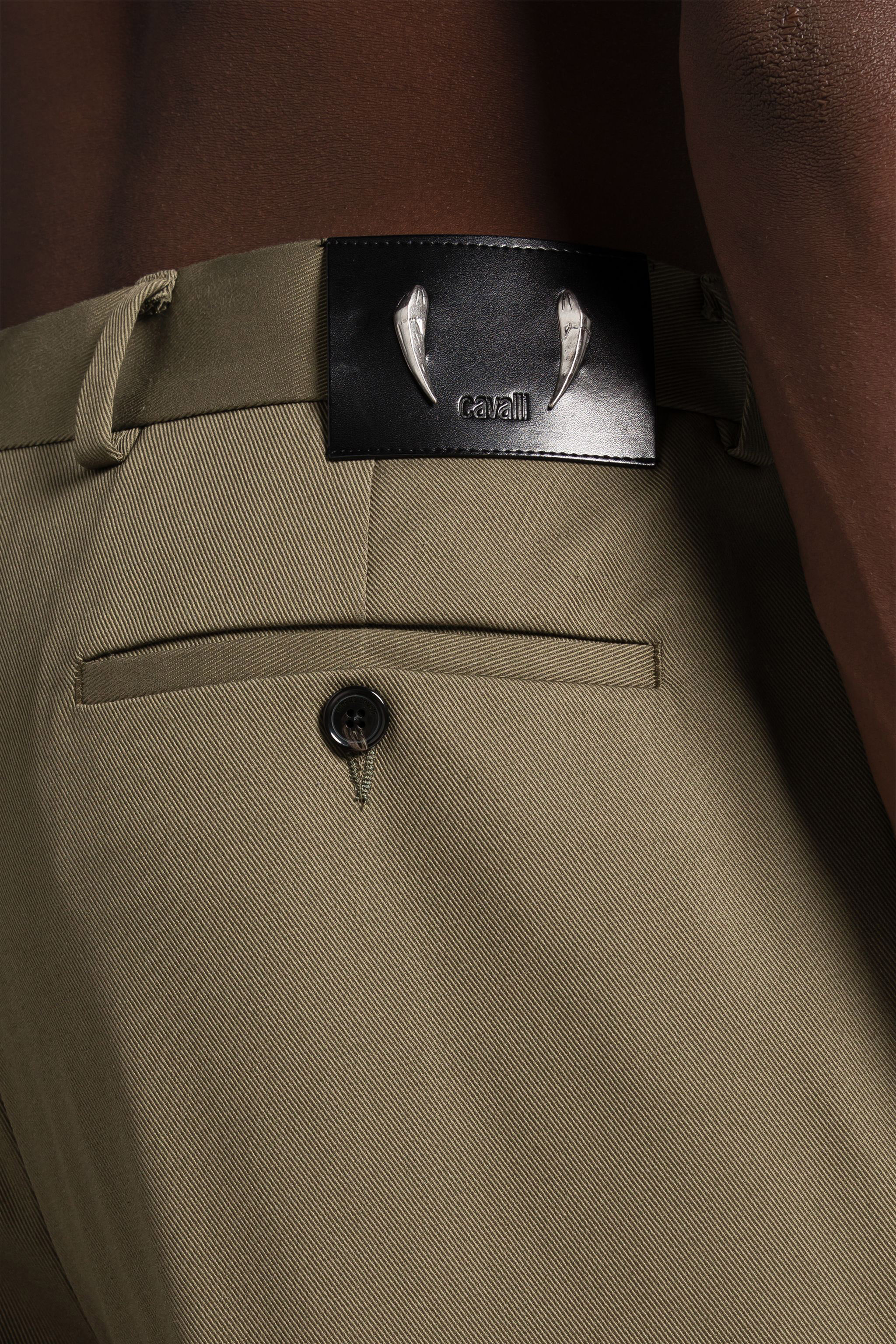 Tiger Tooth Pleated Trousers