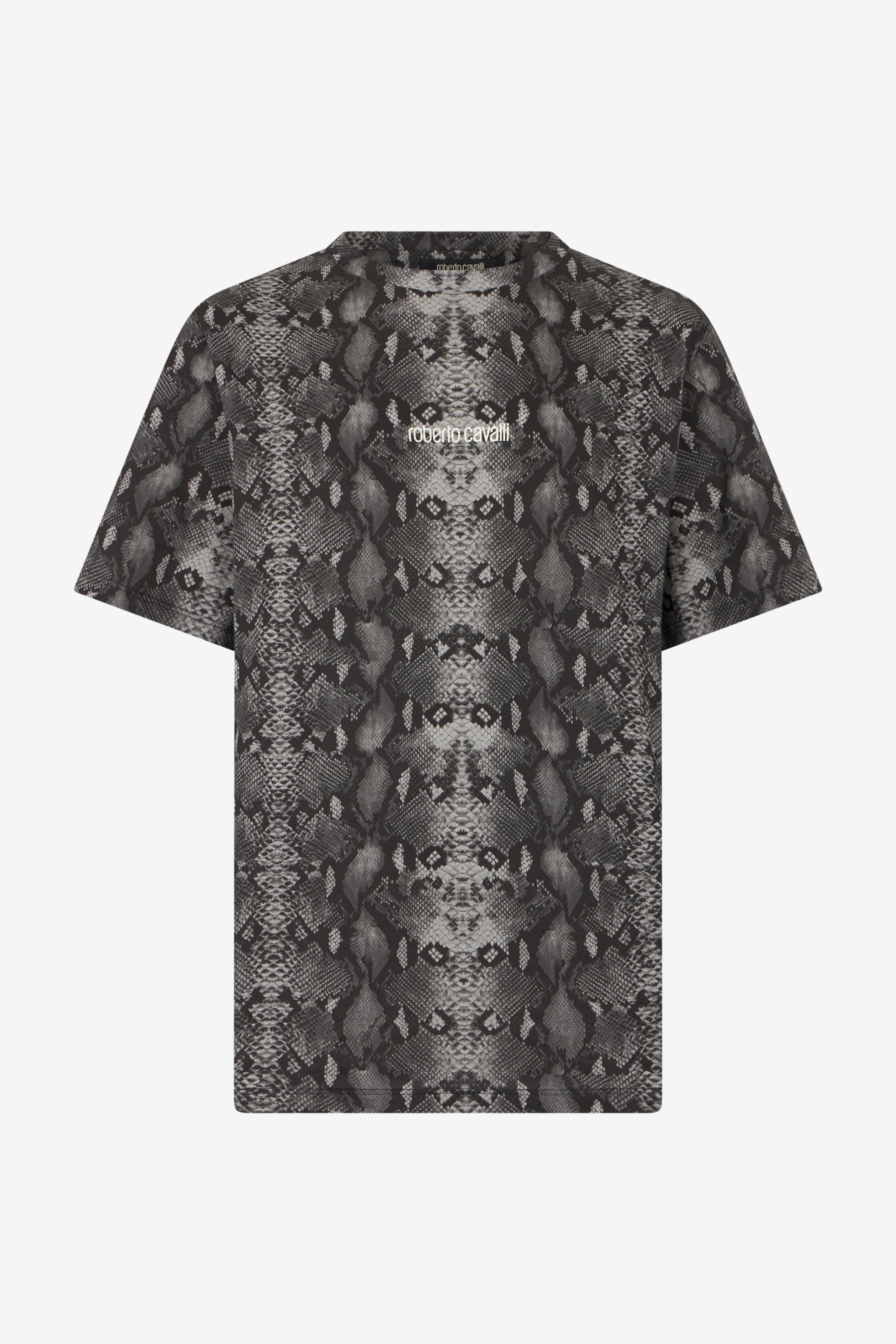 Roberto Cavalli Python Print T-Shirt