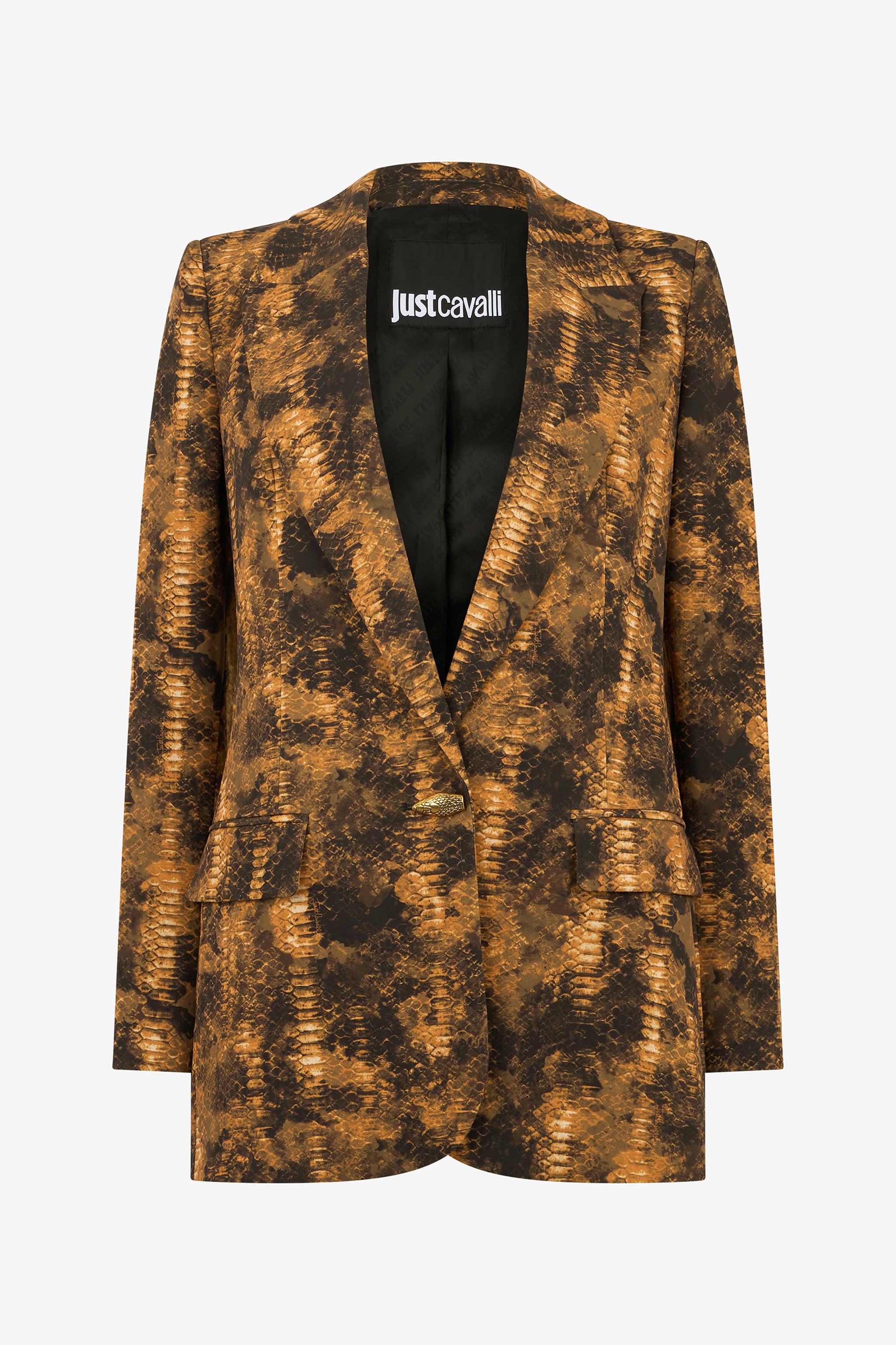 Roberto Cavalli Python Print Jacket