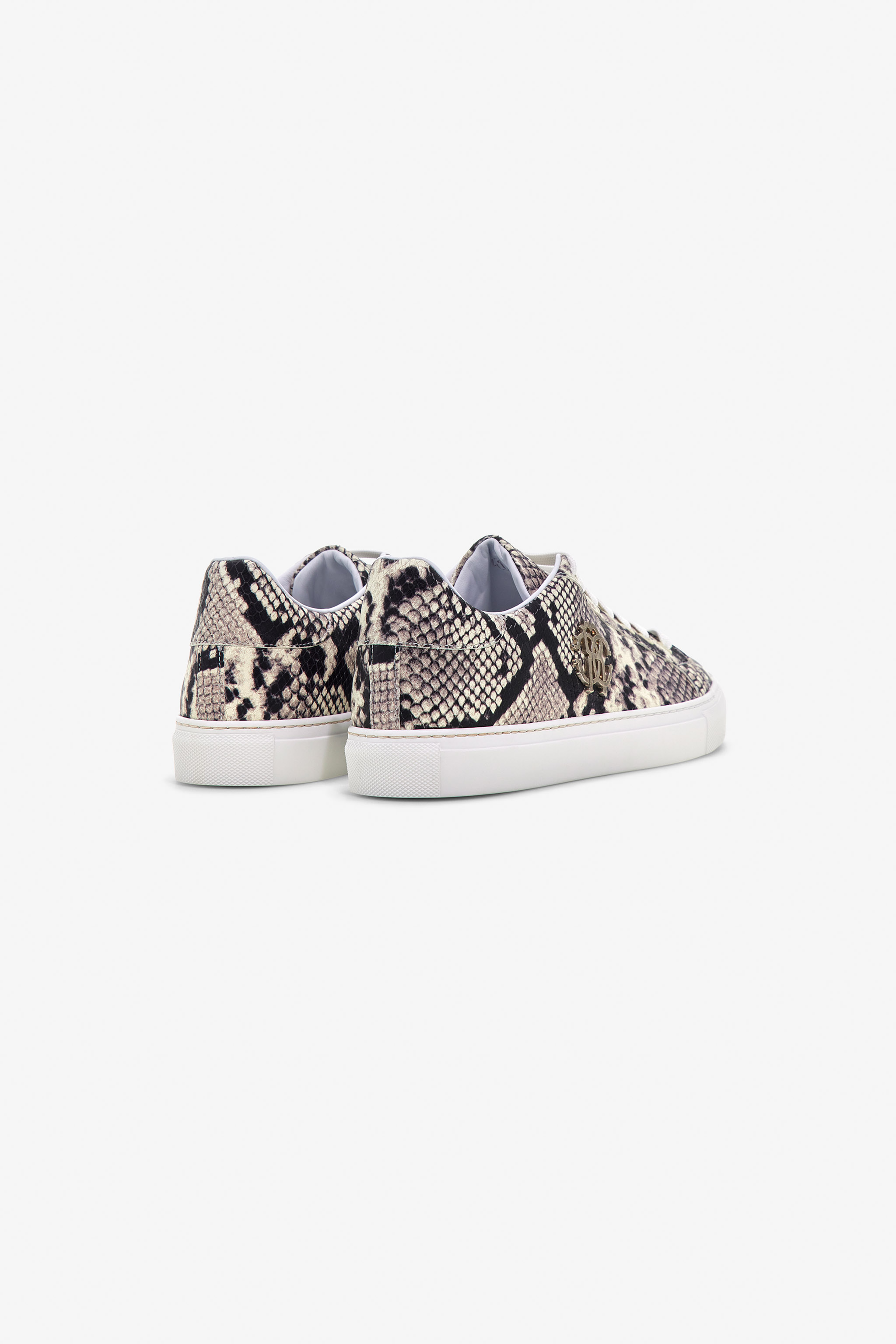  Roberto Cavalli Python Print Sneakers - Female Shoes Print Python/python 40 