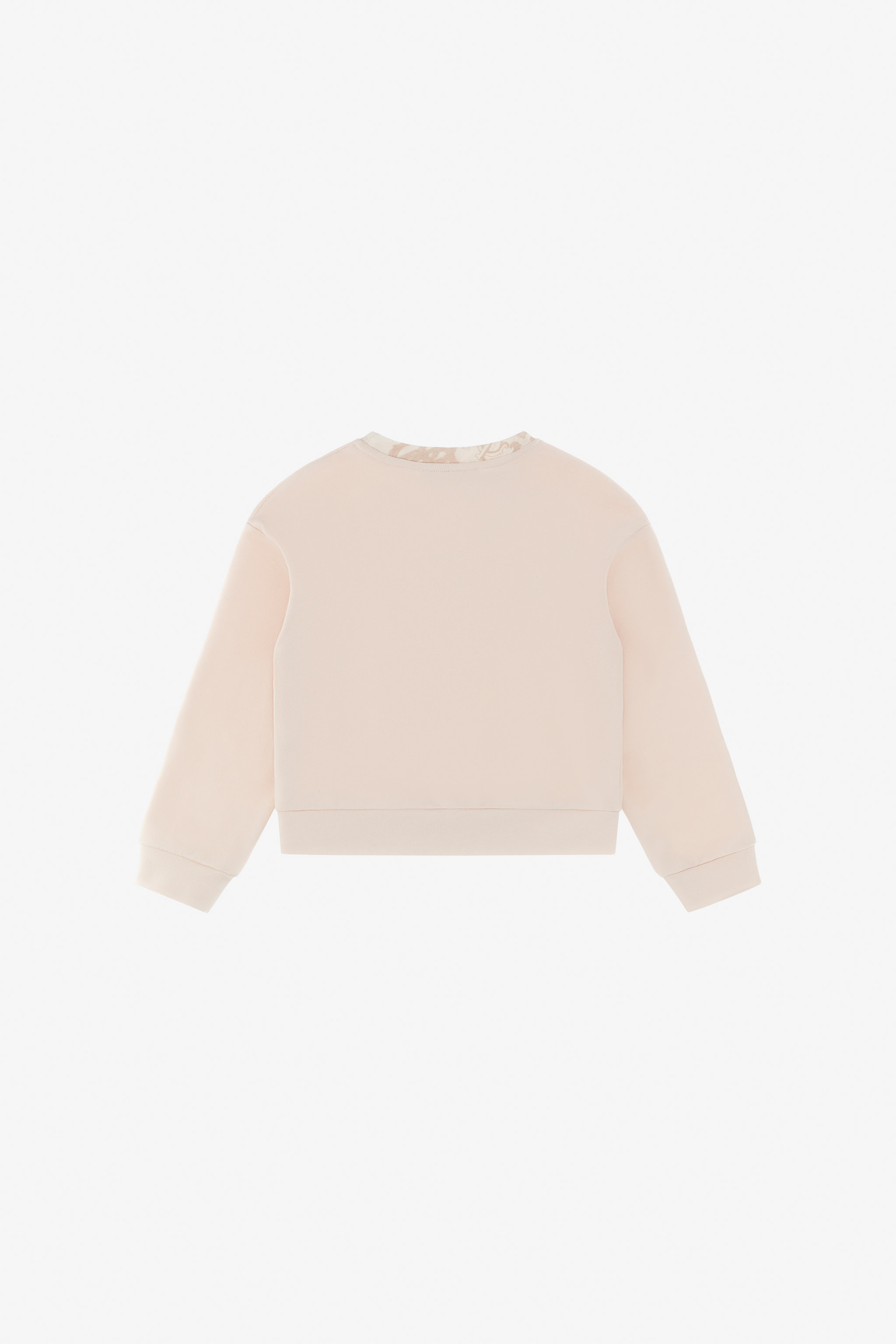 Roberto Cavalli Sweatshirt With Rc Monogram And Logo In Light Brown