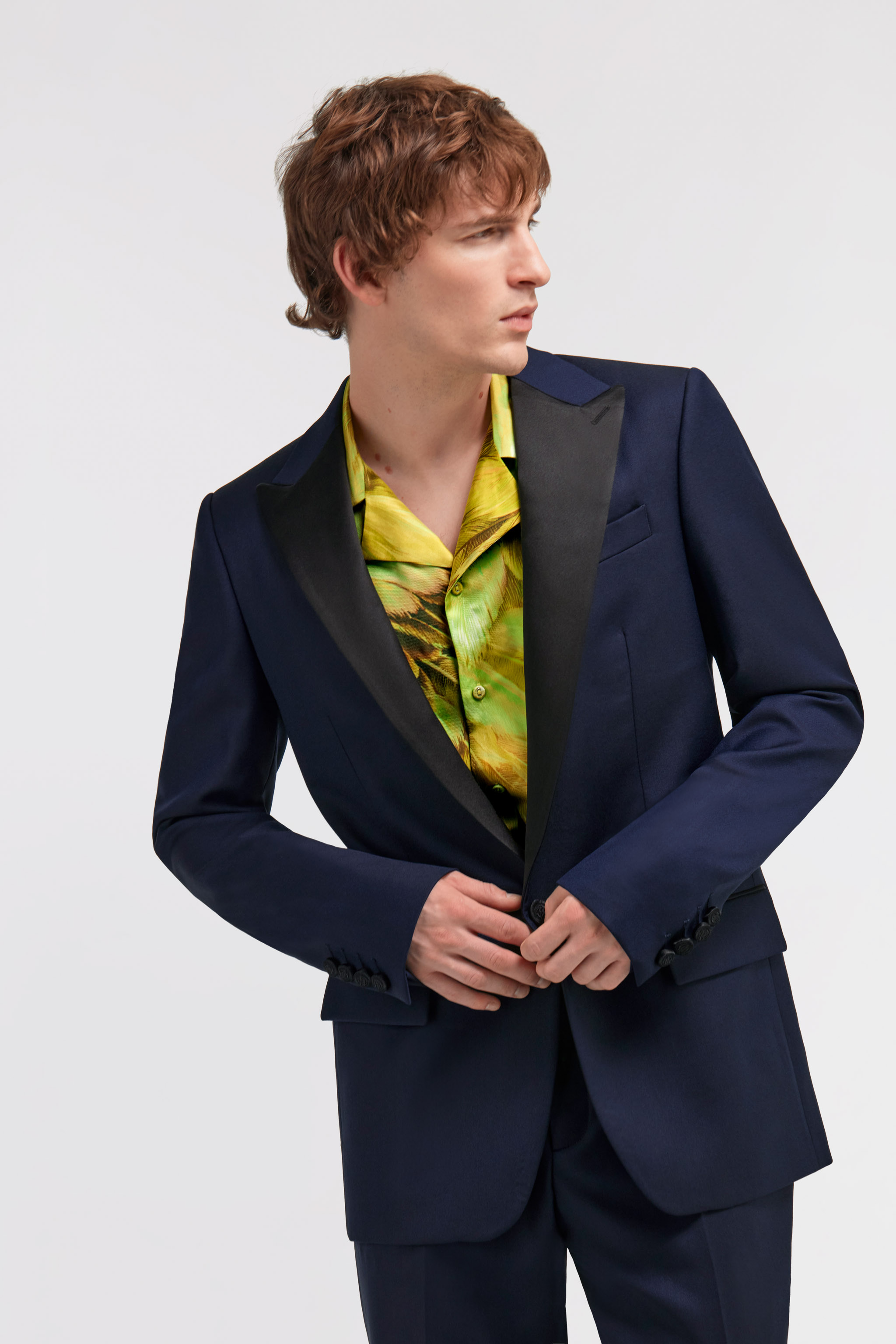 Shop Roberto Cavalli Einreiher In Dark Blue