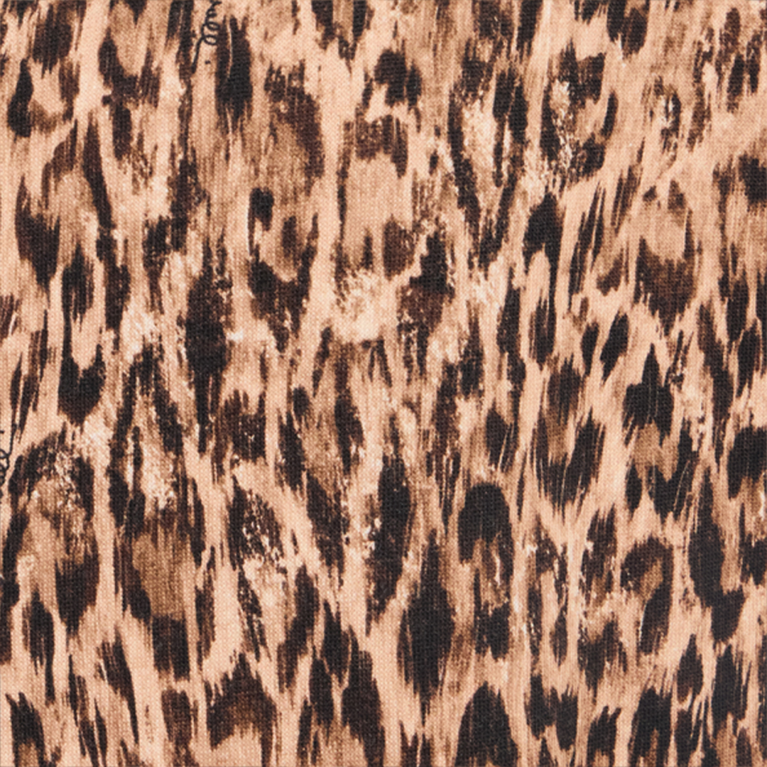 Roberto Cavalli Leopard Print Sweatshirt In Brown