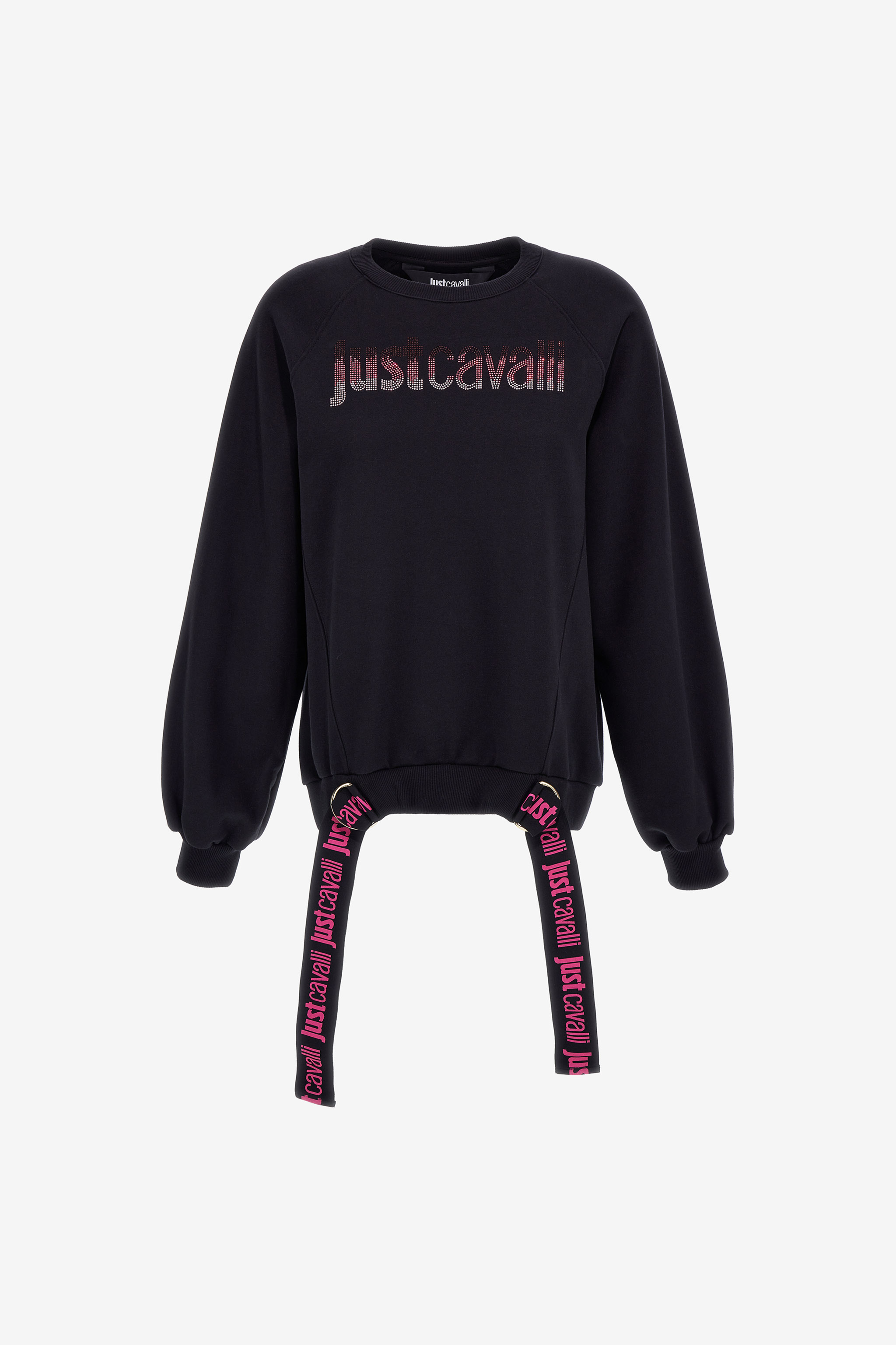 Roberto Cavalli Just Cavalli Logo Sweatshirt In Black