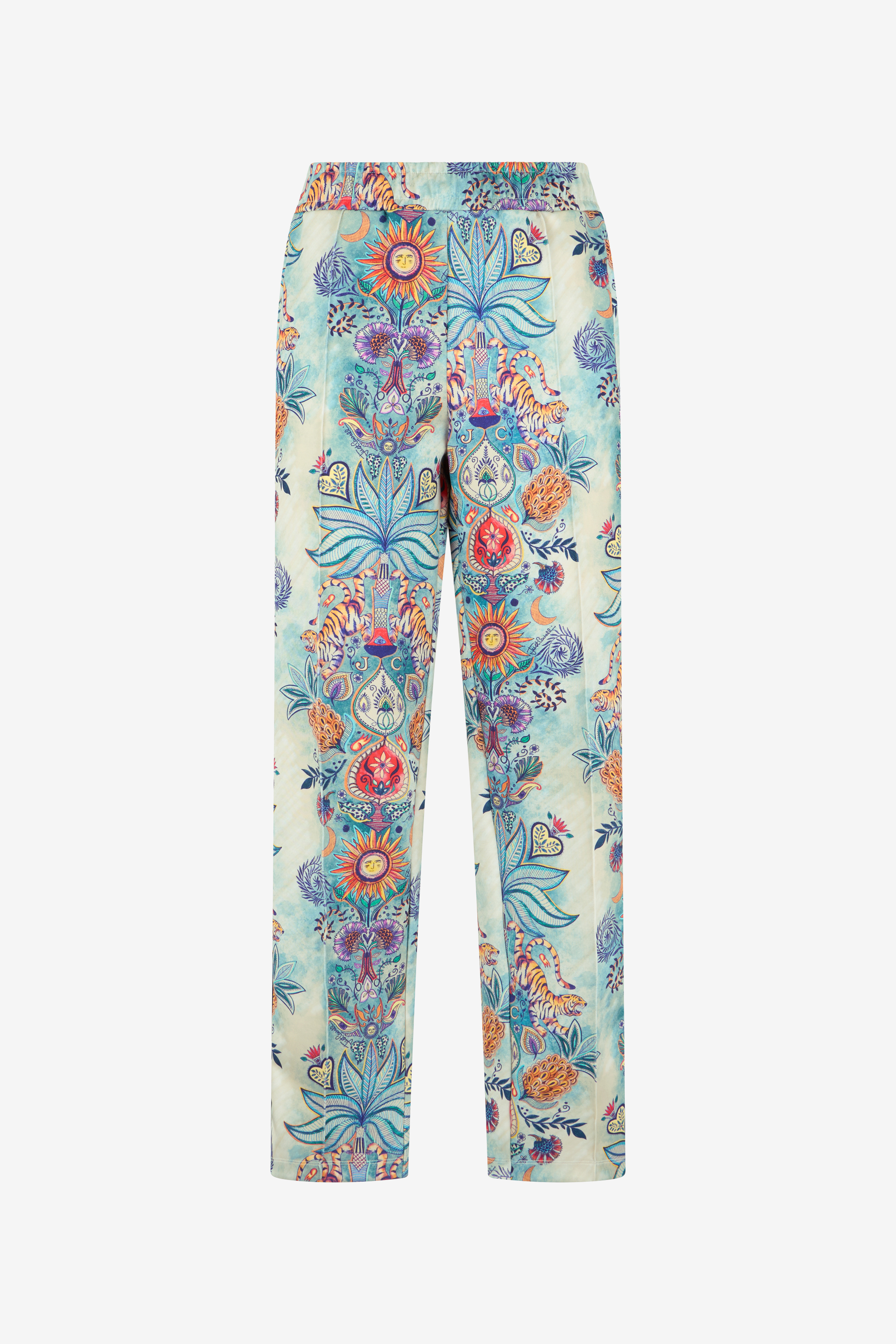 Roberto Cavalli Tropical Garden Print Trousers