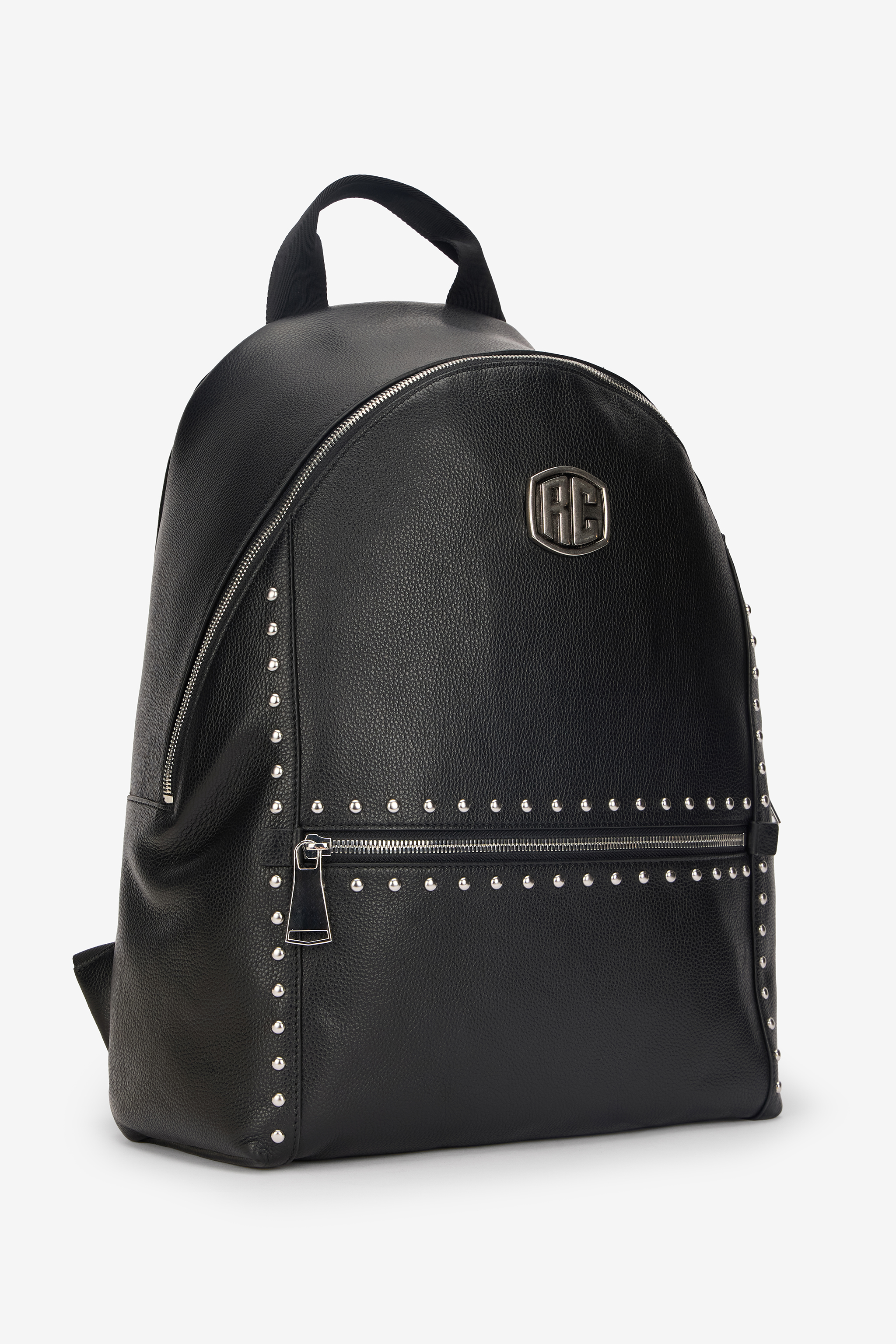 Roberto Cavalli Studded Leather Backpack