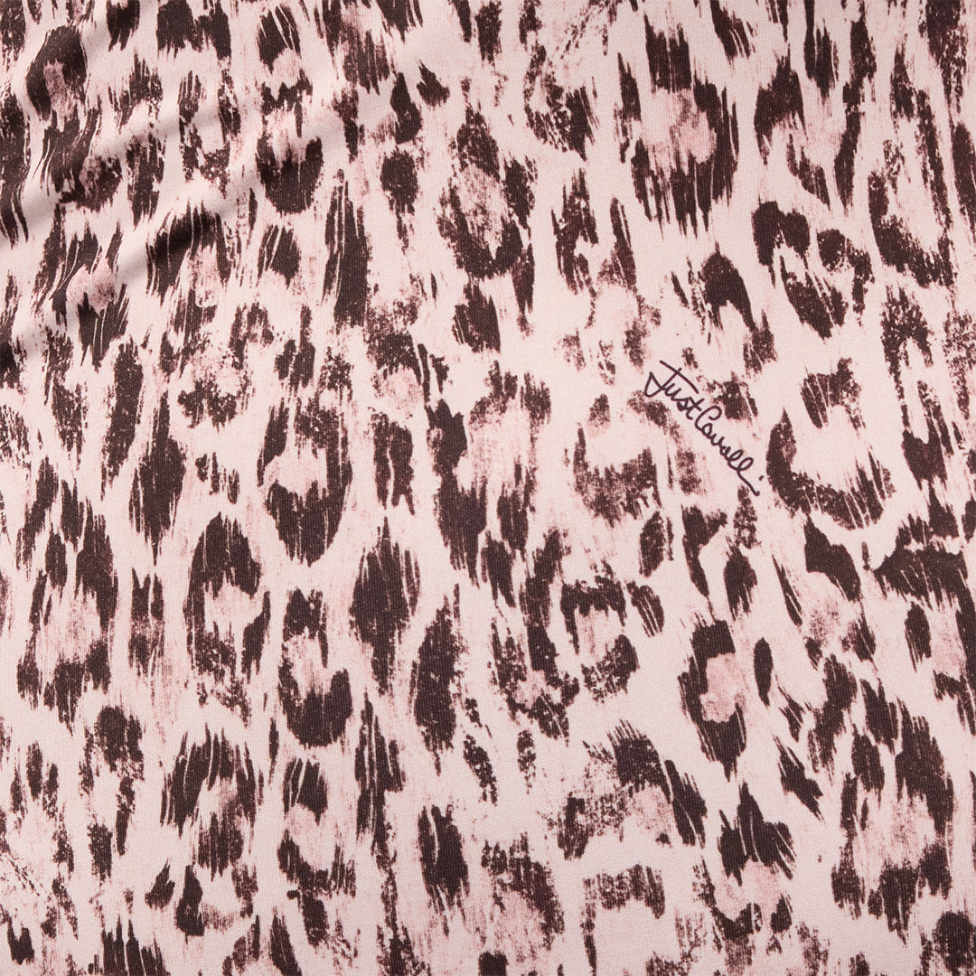 Roberto Cavalli One-piece Swimsuit With Jaguar Skin Print In Purple