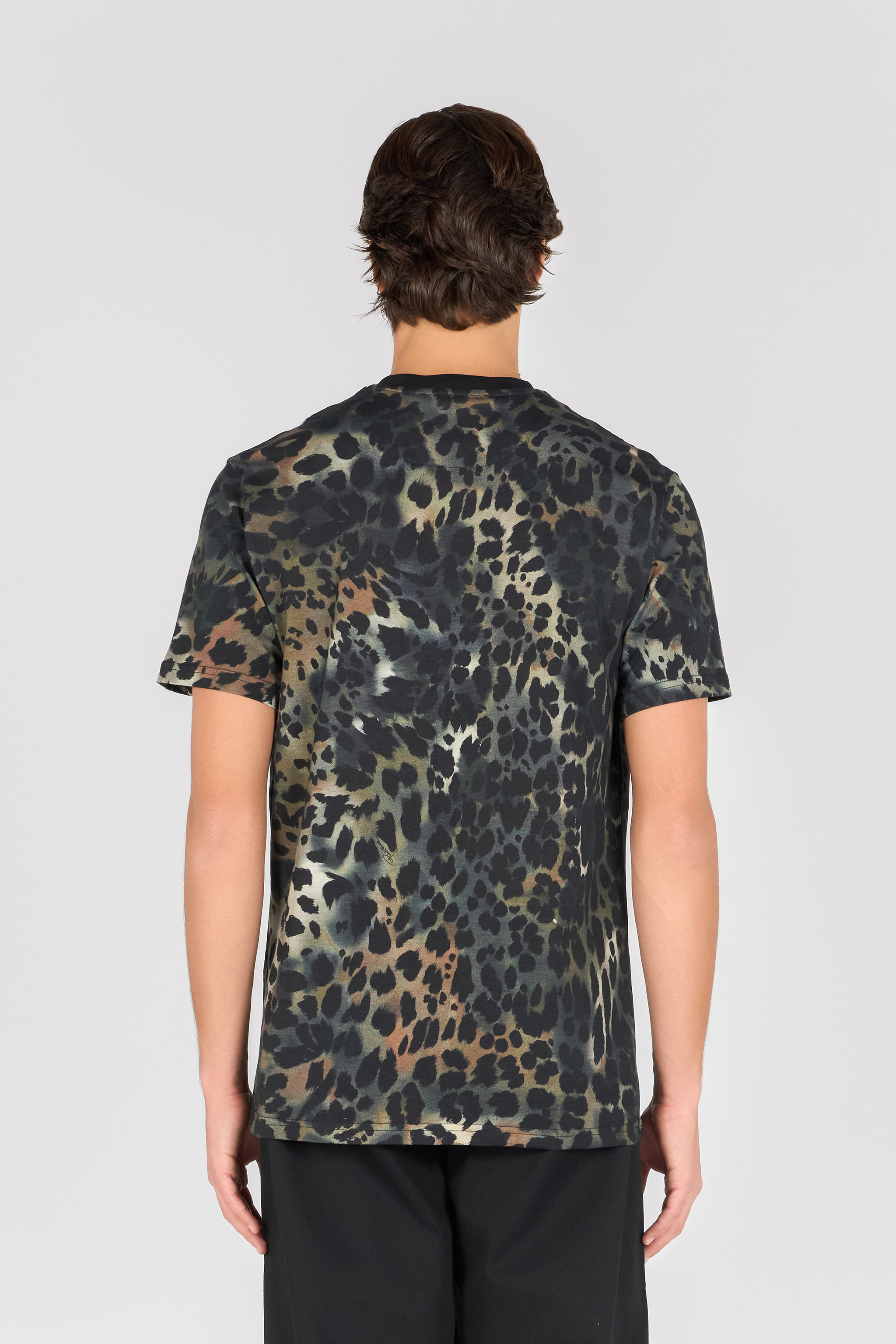 Roberto Cavalli Jaguar Skin Print T-shirt