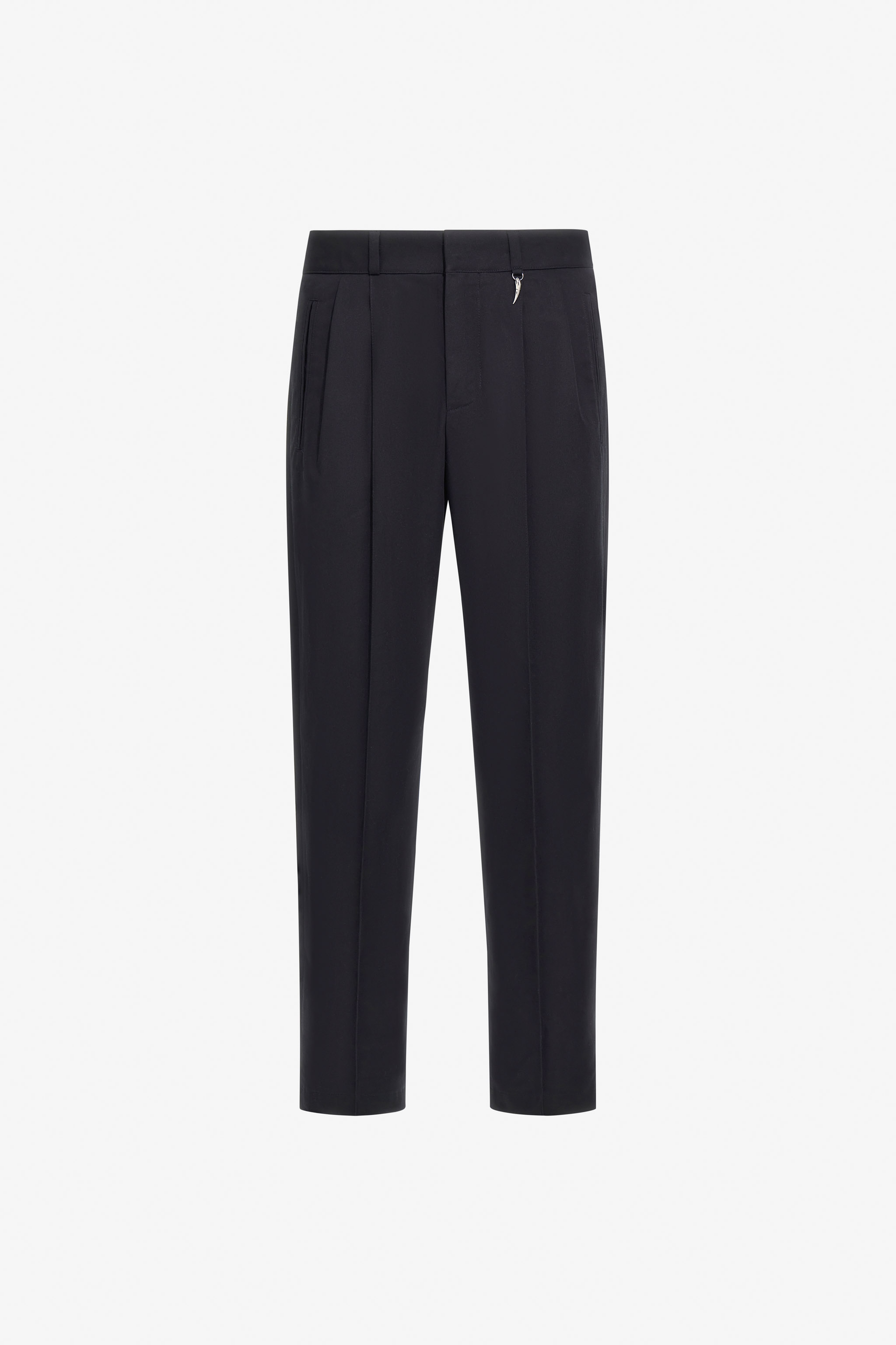 Roberto Cavalli Men's Black Pants With Fang Detail - Ready To Wear