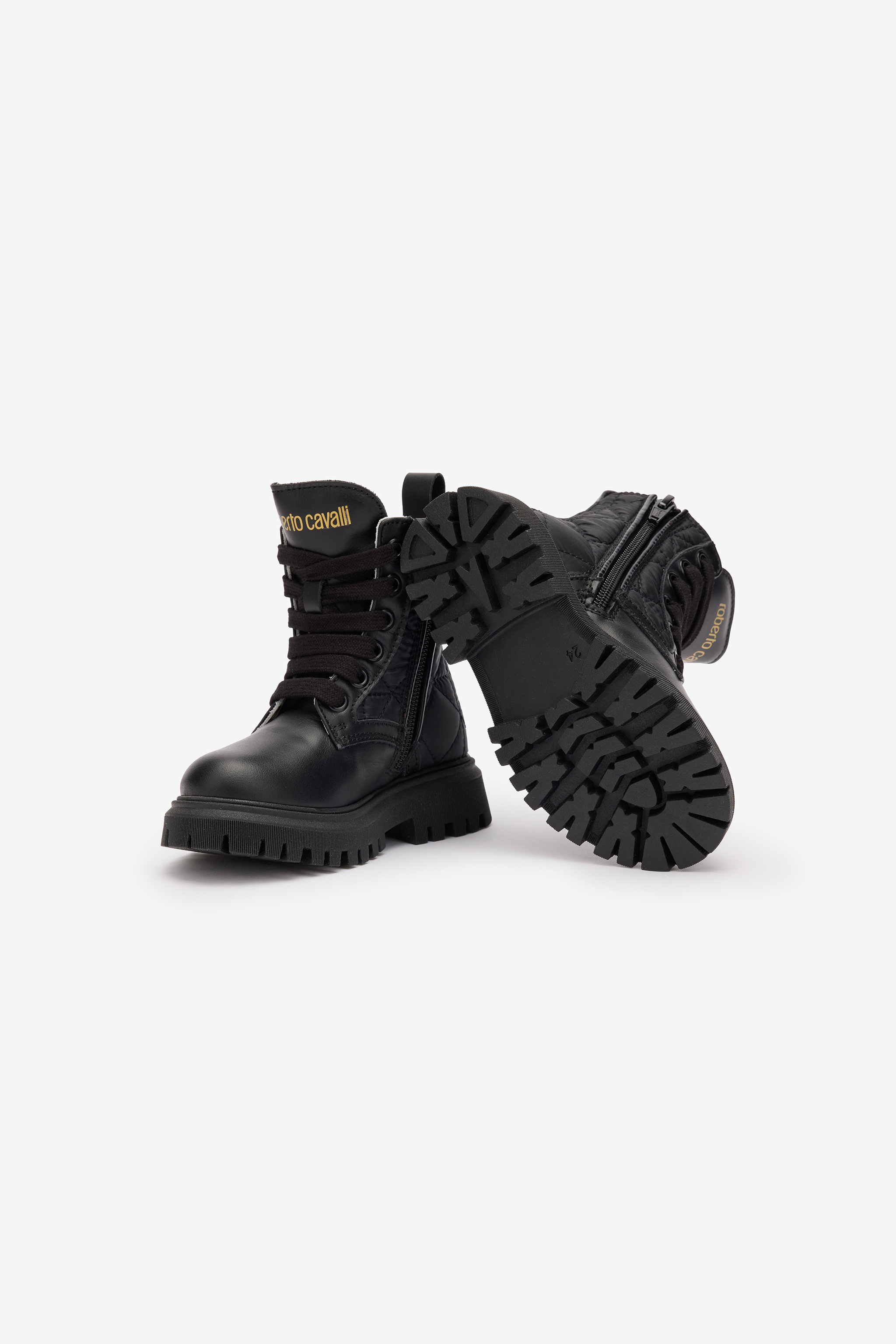 Roberto Cavalli Boots With Rc Monogram