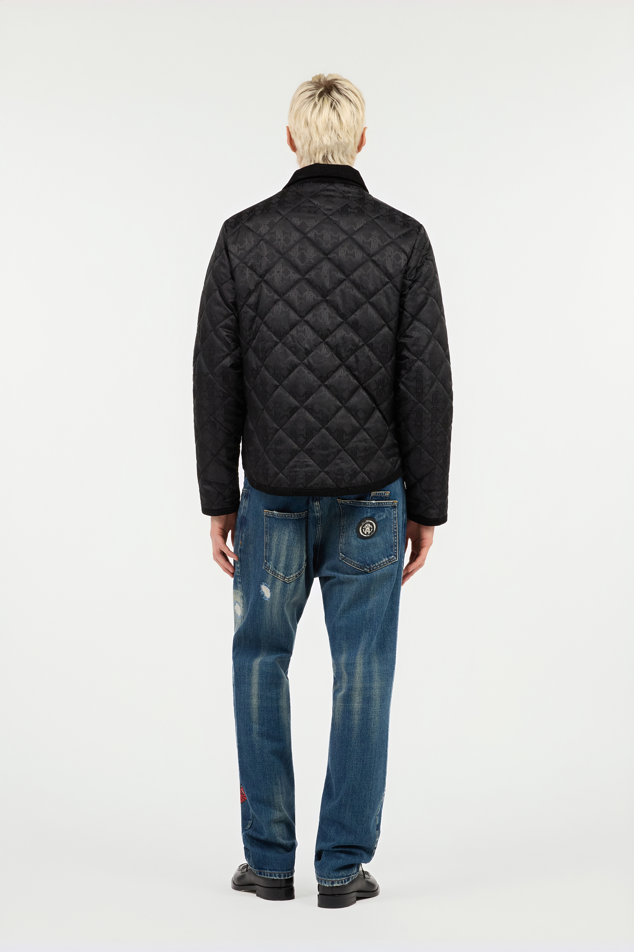 Quilted Down Jacket With Monogram RC