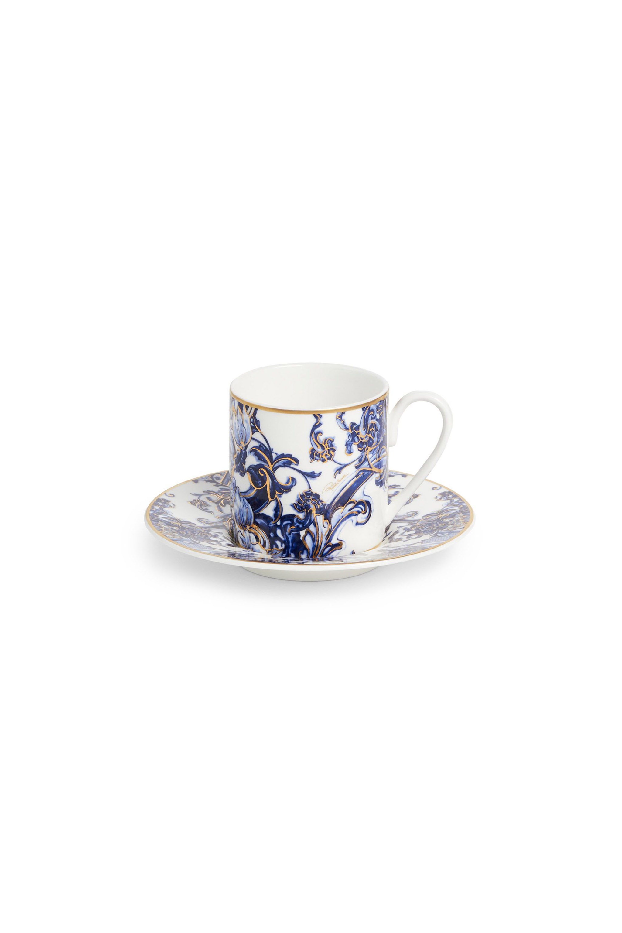 Roberto Cavalli Azulejos Kaffeeservice In Blue