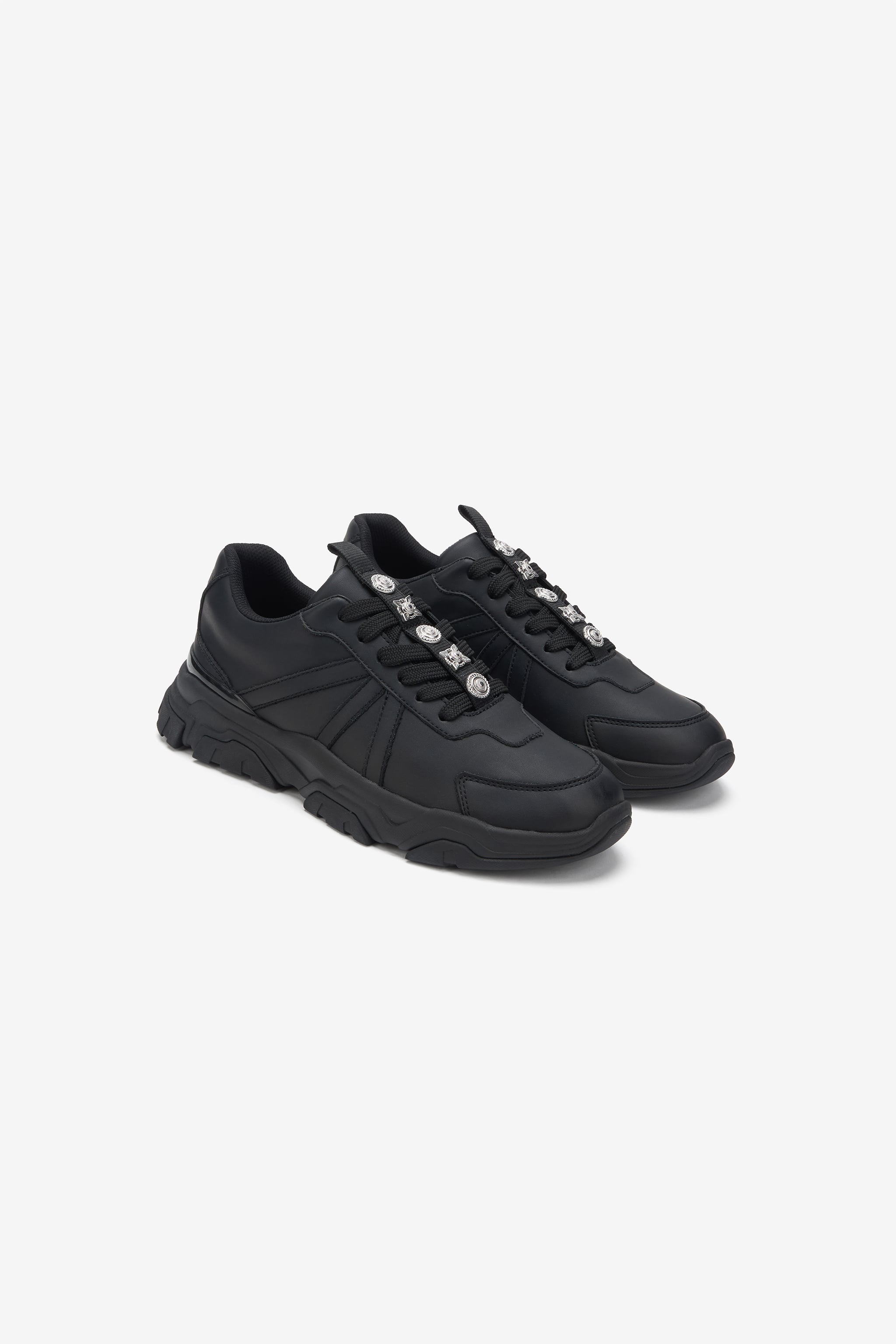 Roberto Cavalli Black Sneakers