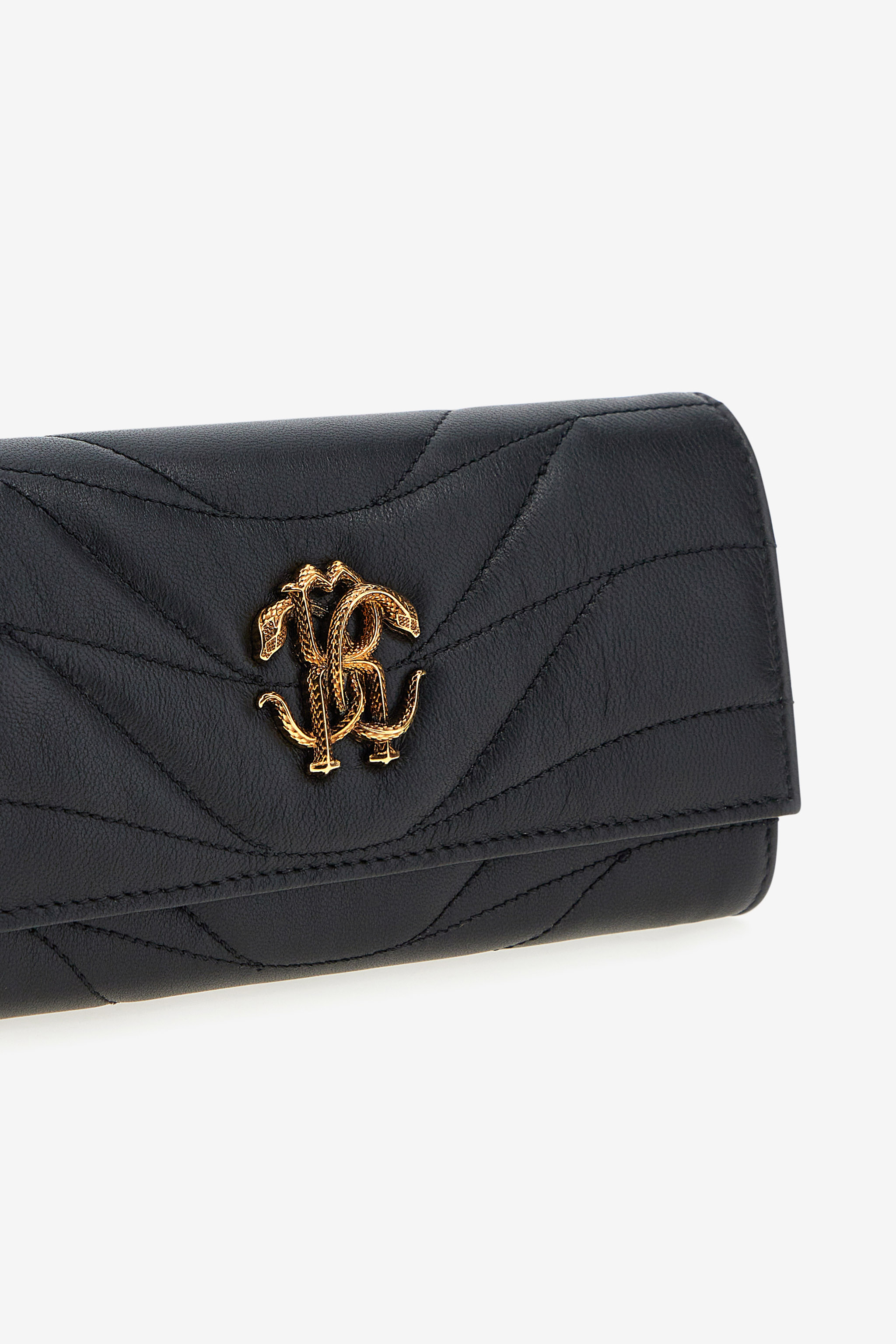 ROBERTO CAVALLI WALLET WITH MONOGRAM RC