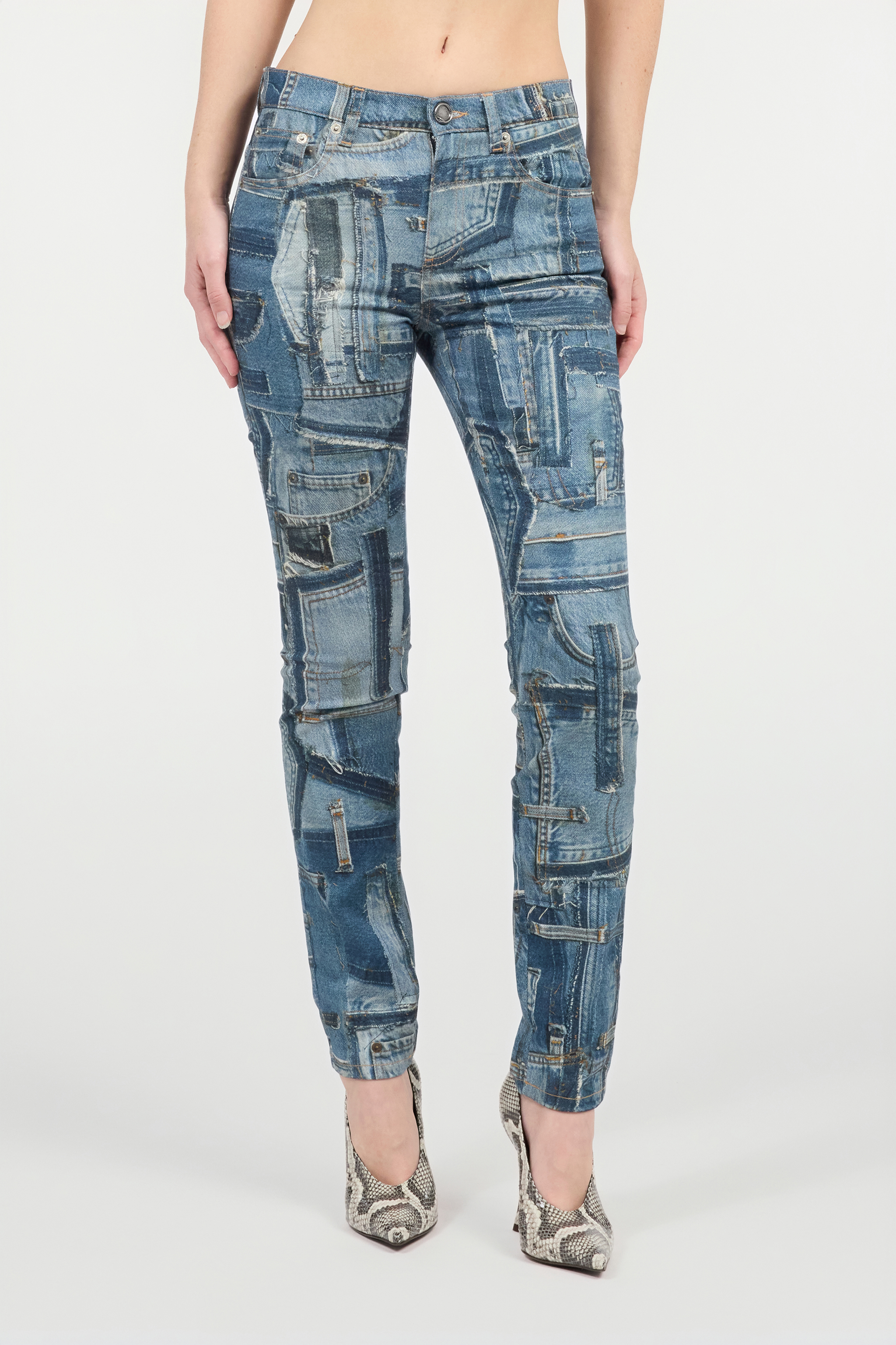 ROBERTO CAVALLI SKINNY JEANS DER PATCHWORK CAPSULE COLLECTION