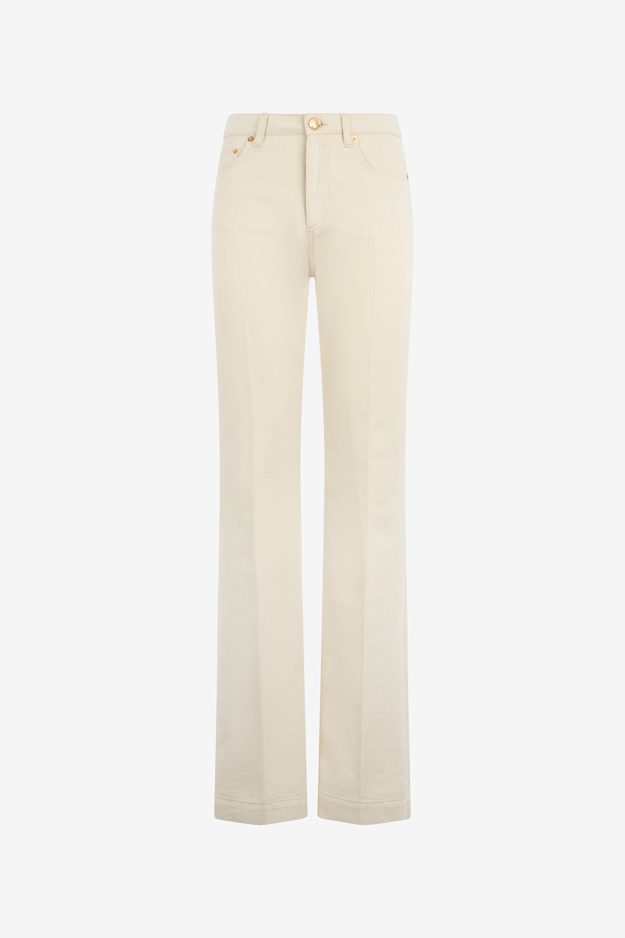 Roberto Cavalli Flared Jeans With Gold Details