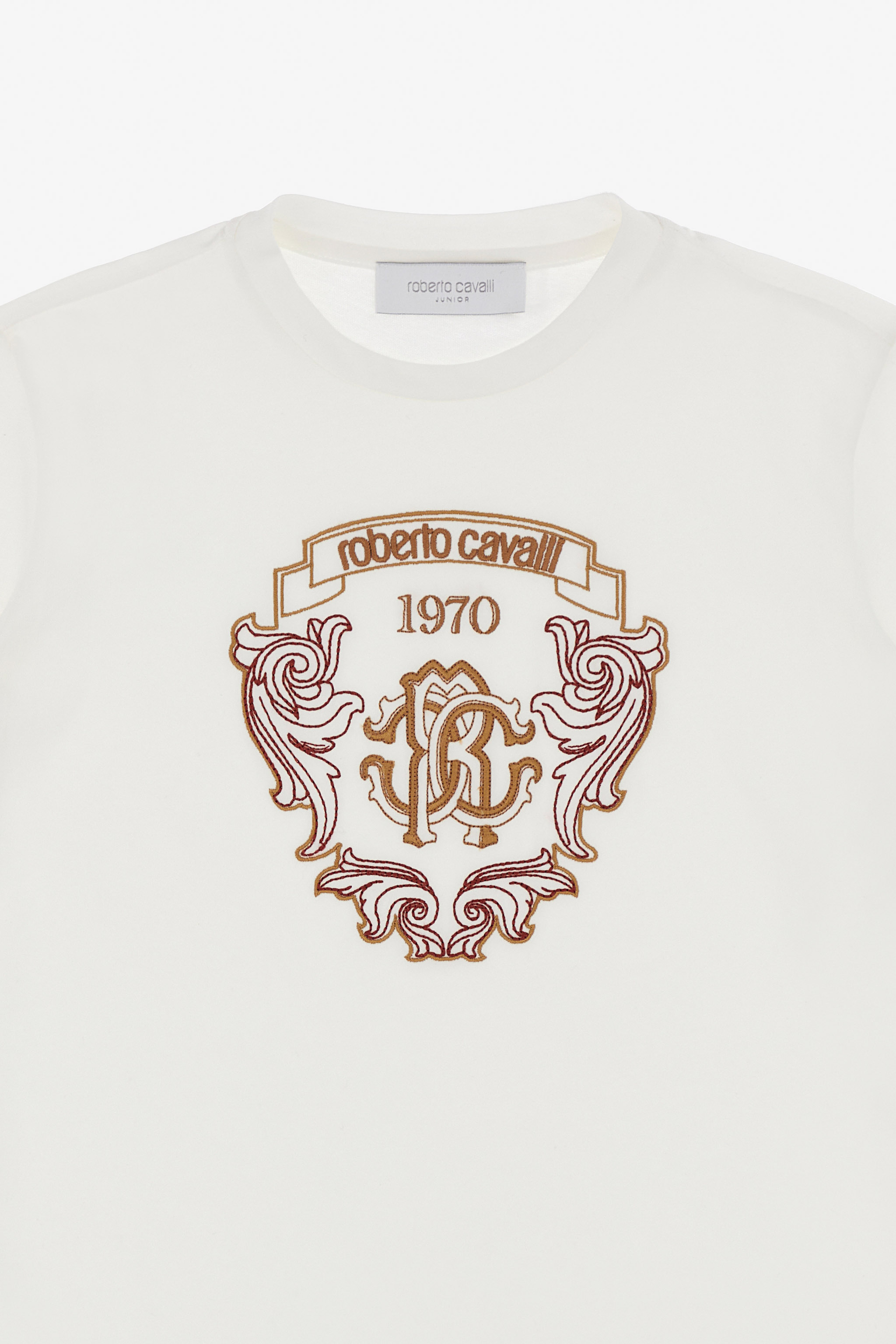 Roberto Cavalli Rc Logo T-shirt In White