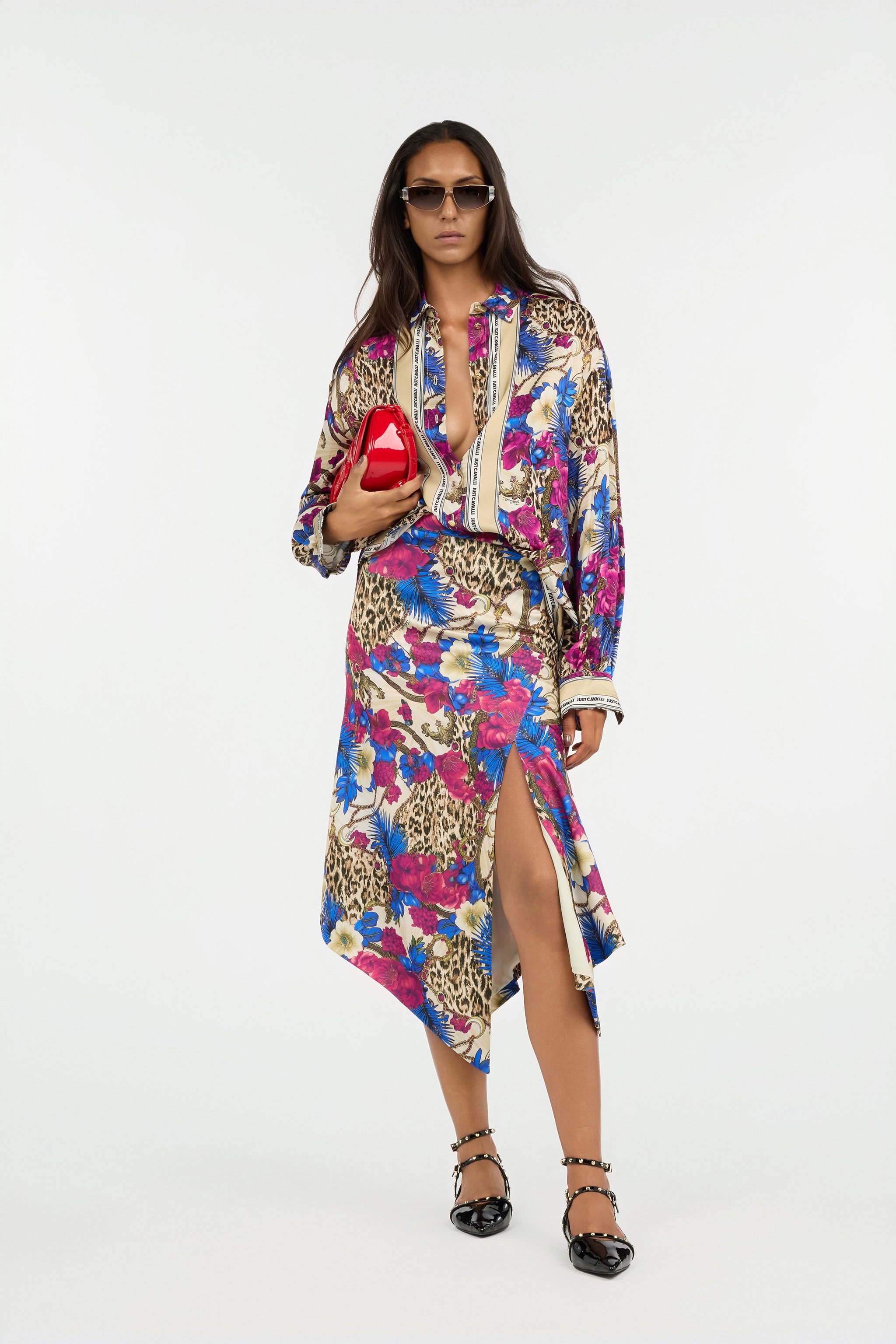 Flower Leopard Print Shirt