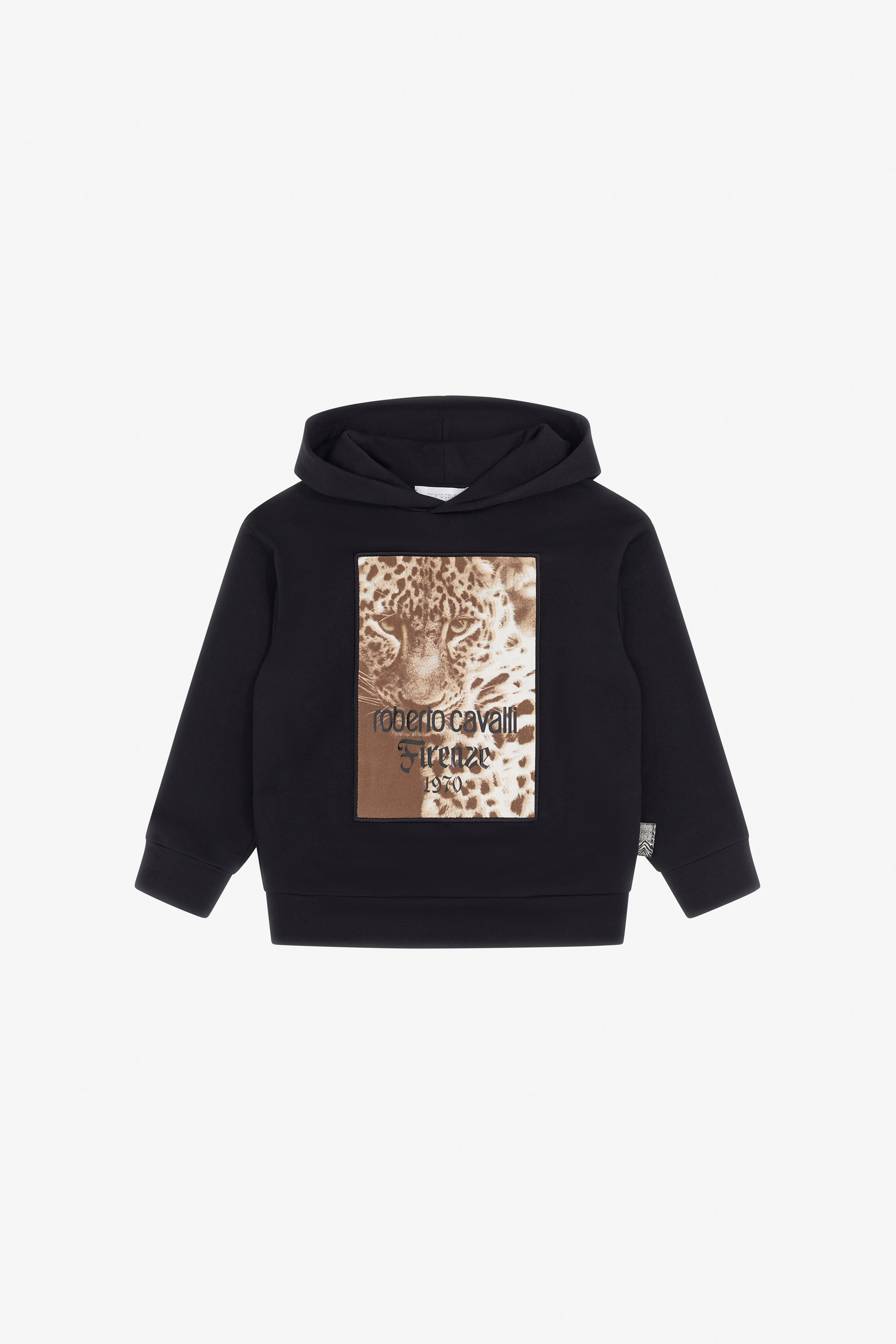 Roberto Cavalli Boys Black Printed Sweatshirt - Ready To Wear