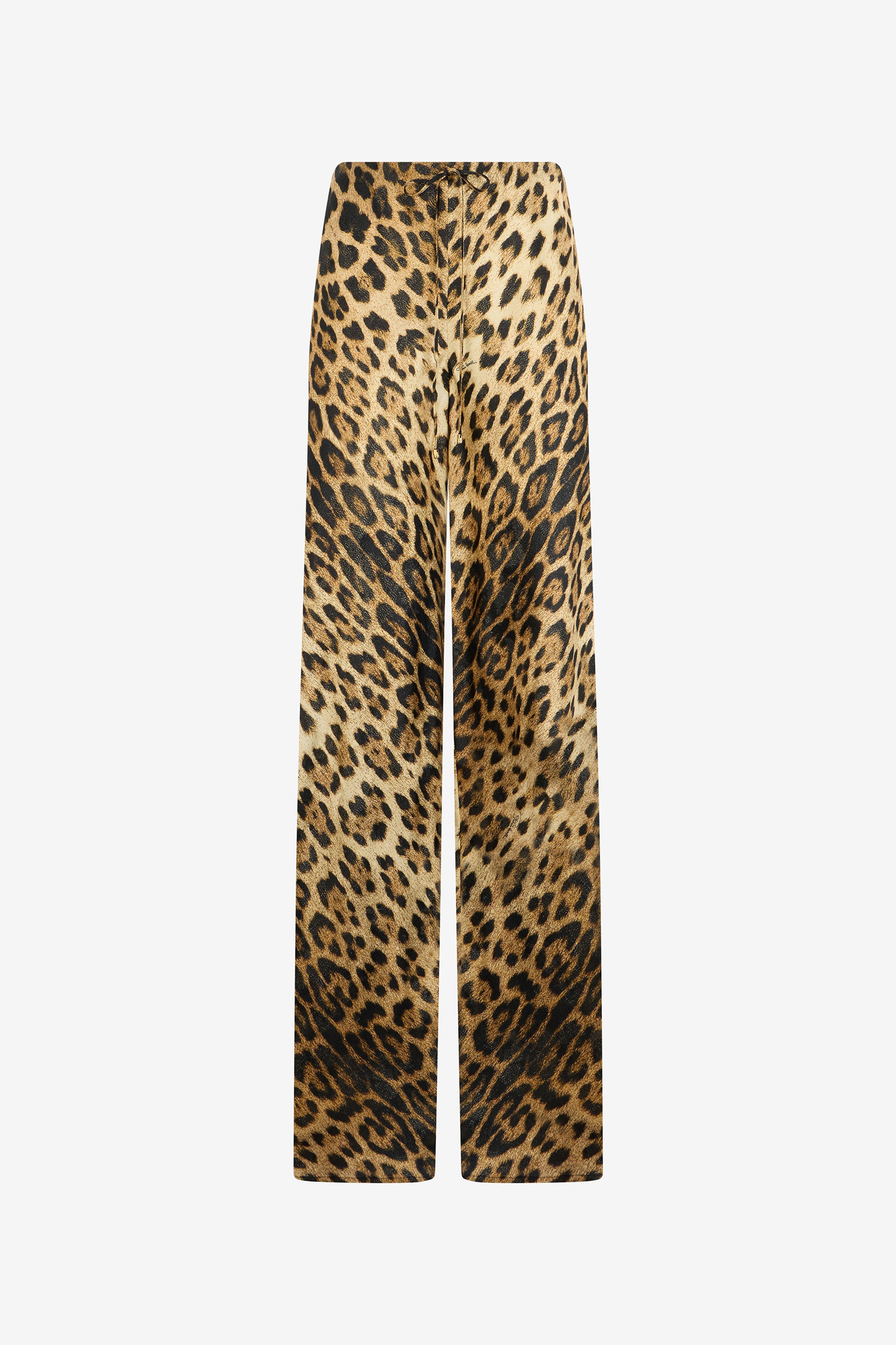 Roberto Cavalli Leopard Print Palazzo Pants