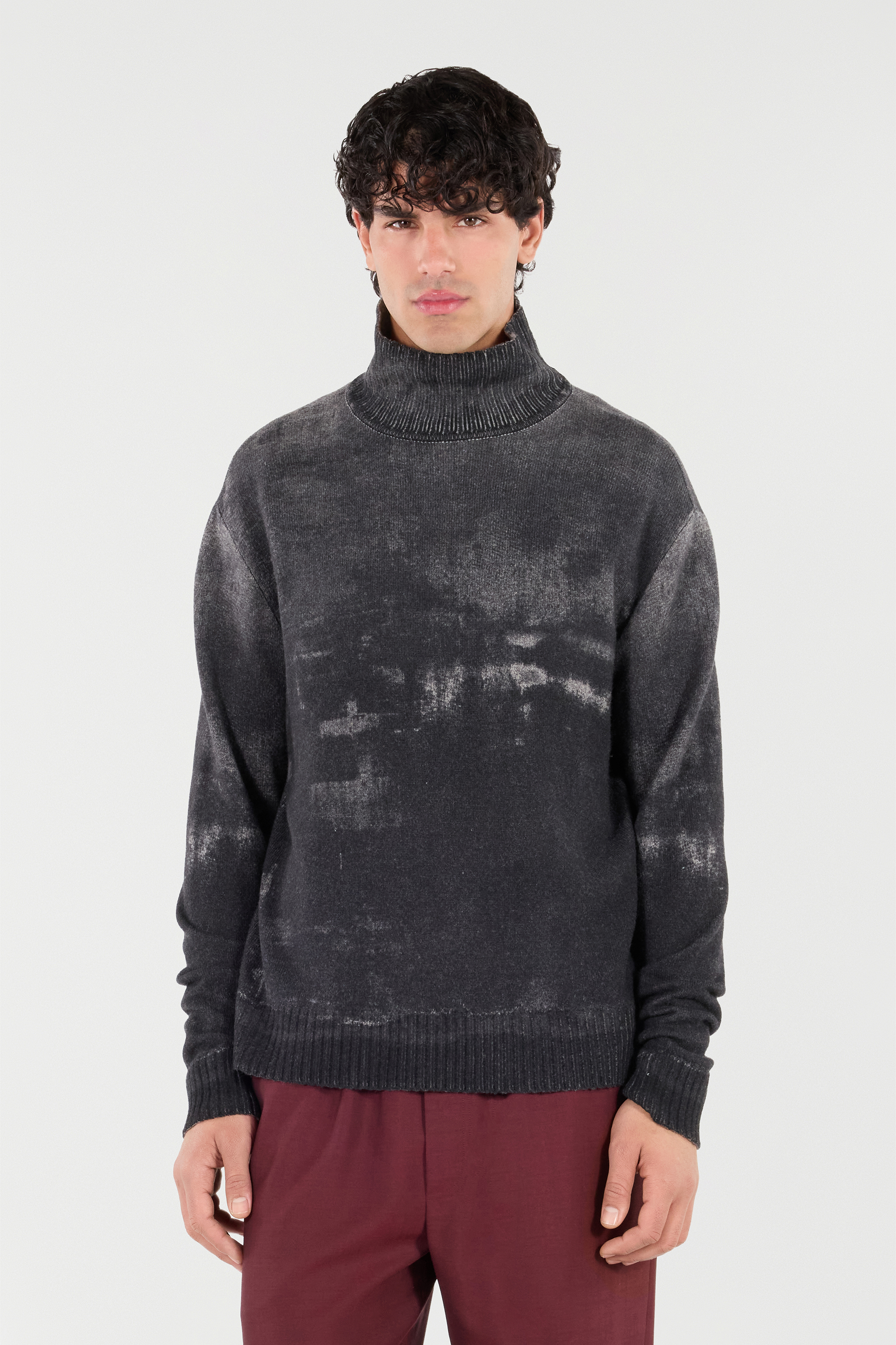 Turtle-Neck Wool Sweater