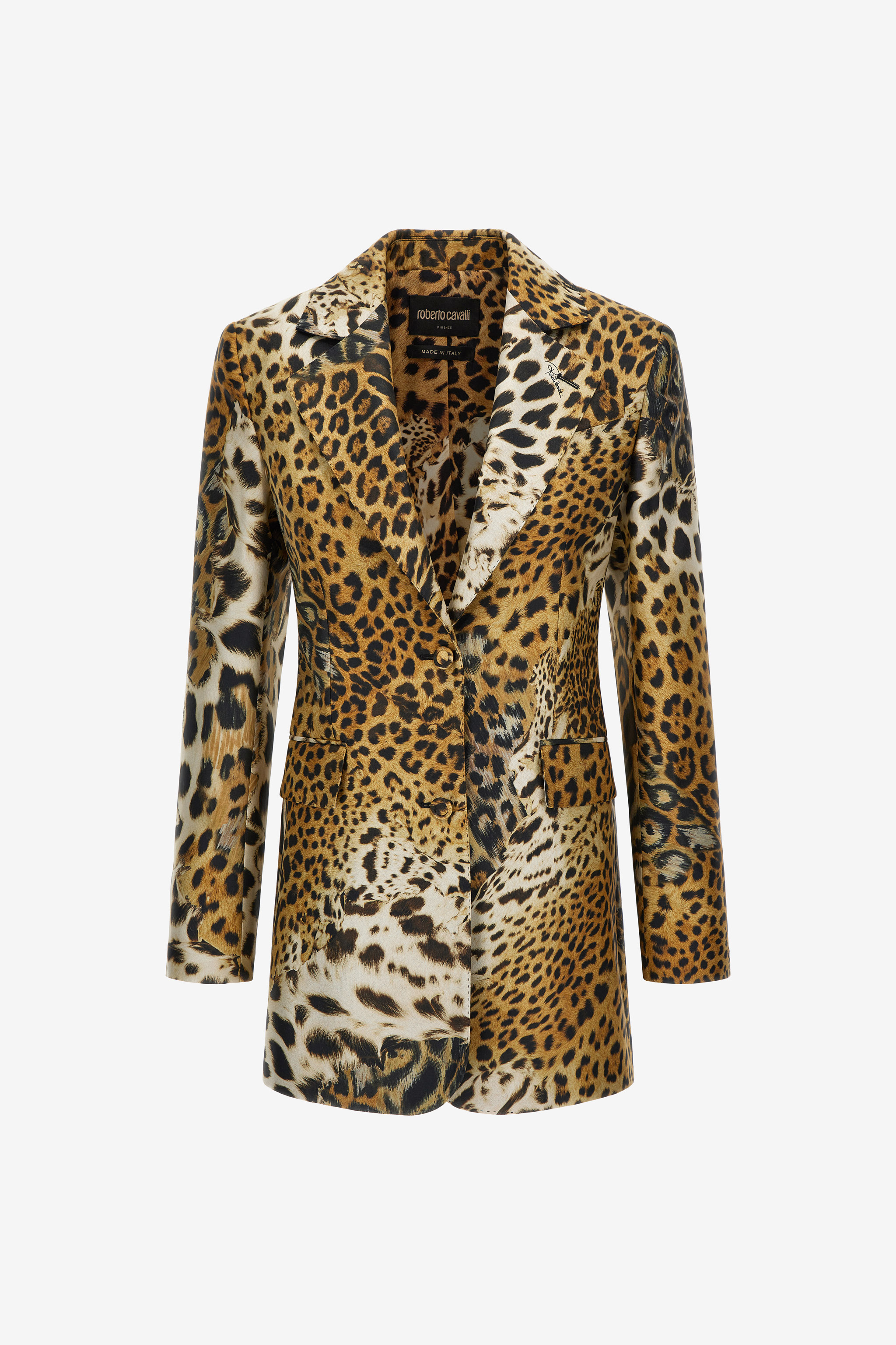Roberto Cavalli Jaguar Skin print Blazer