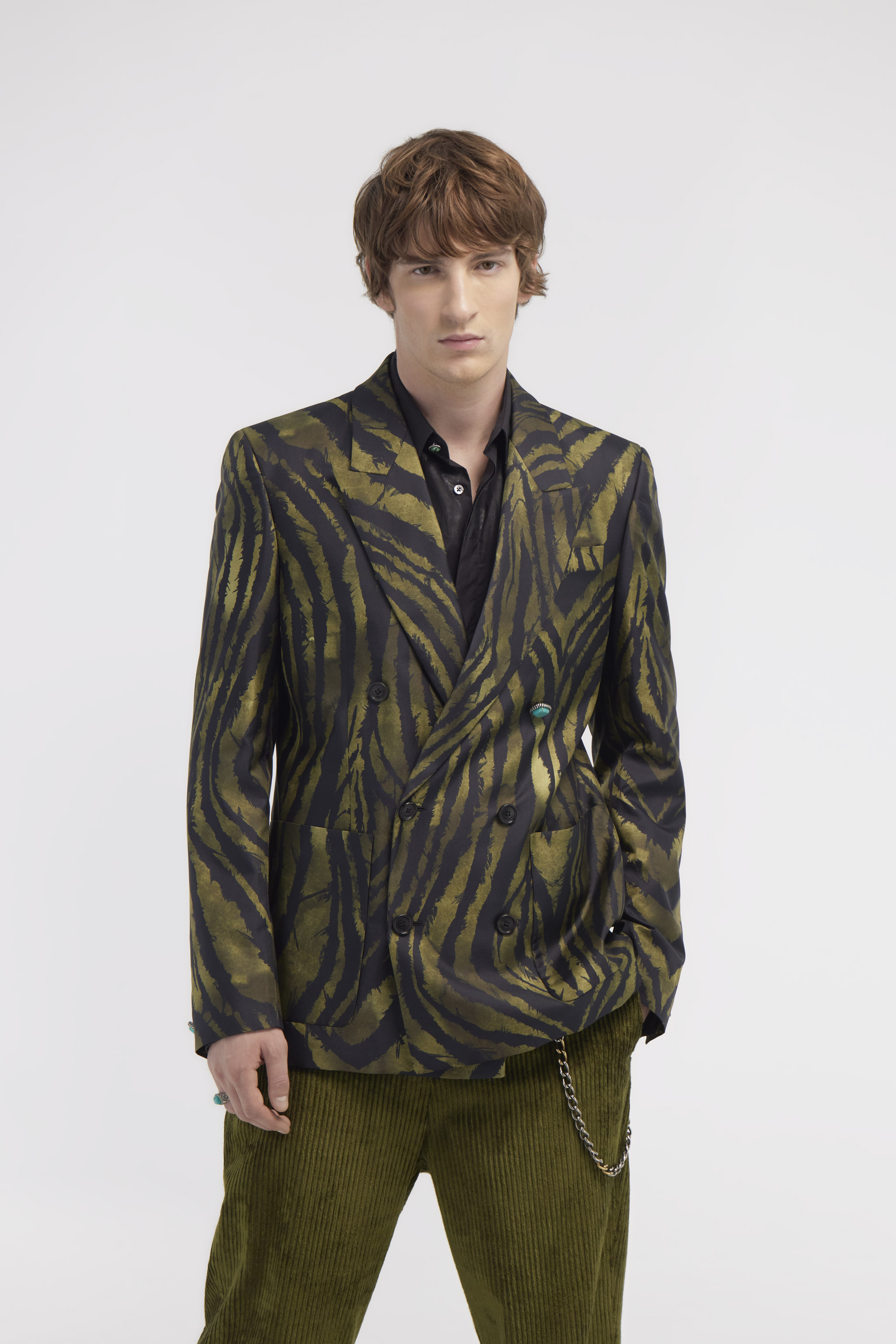 Blazer with Freedom print