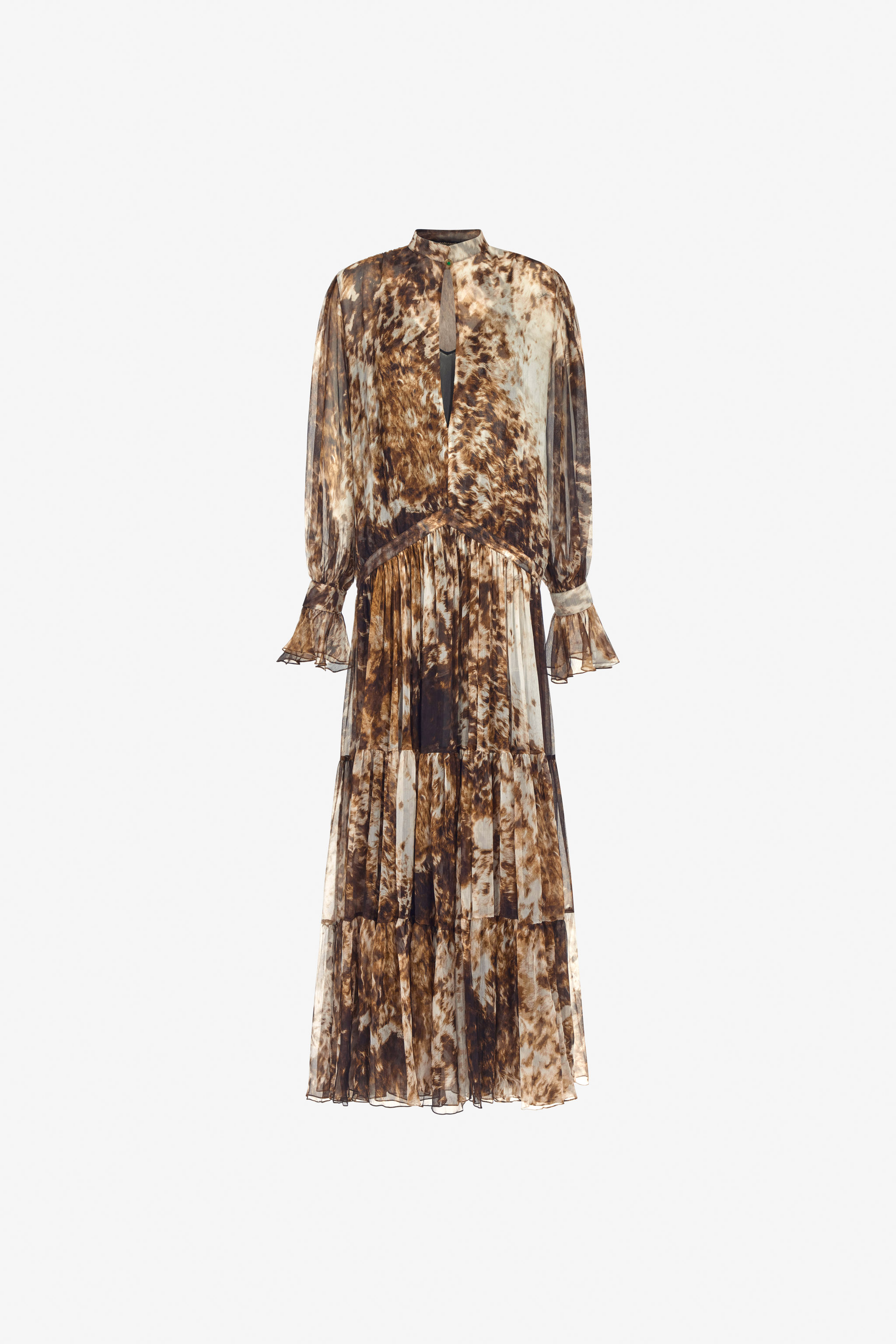 Roberto Cavalli Women's Brown Appaloosa Print Dress - Dresses