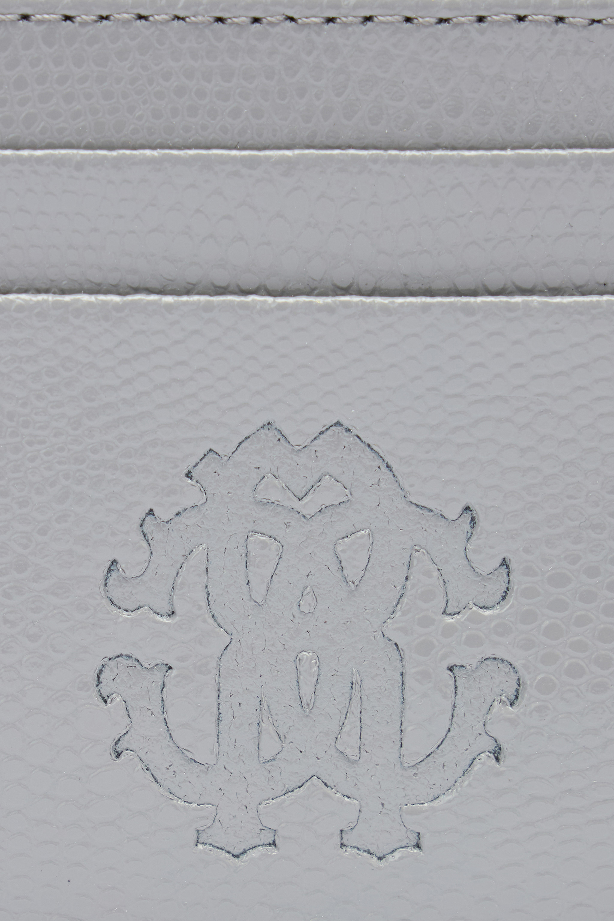 Roberto Cavalli Cardholder With Monogram Rc In Gray