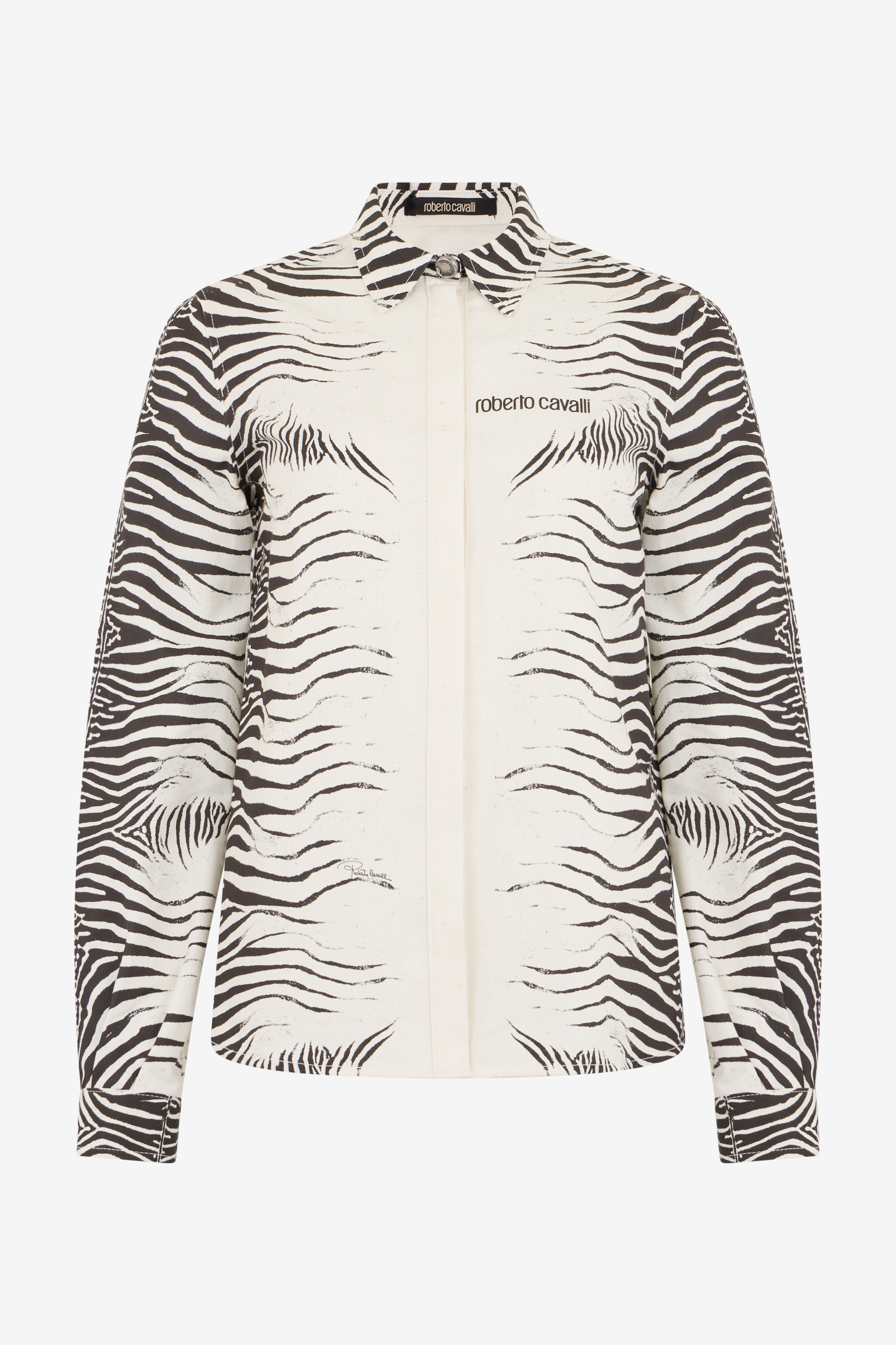 Roberto Cavalli Zebra Print Shirt