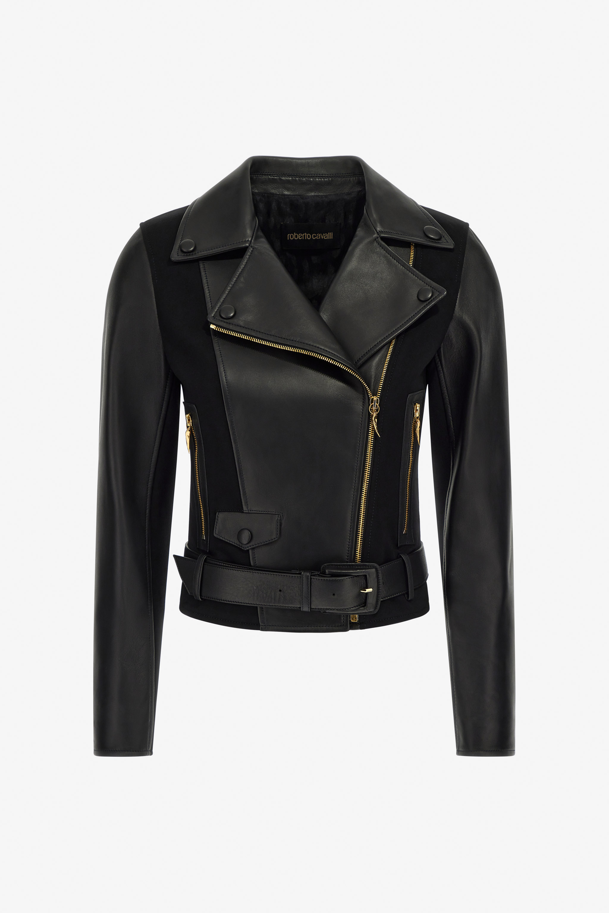 Leather biker Jacket