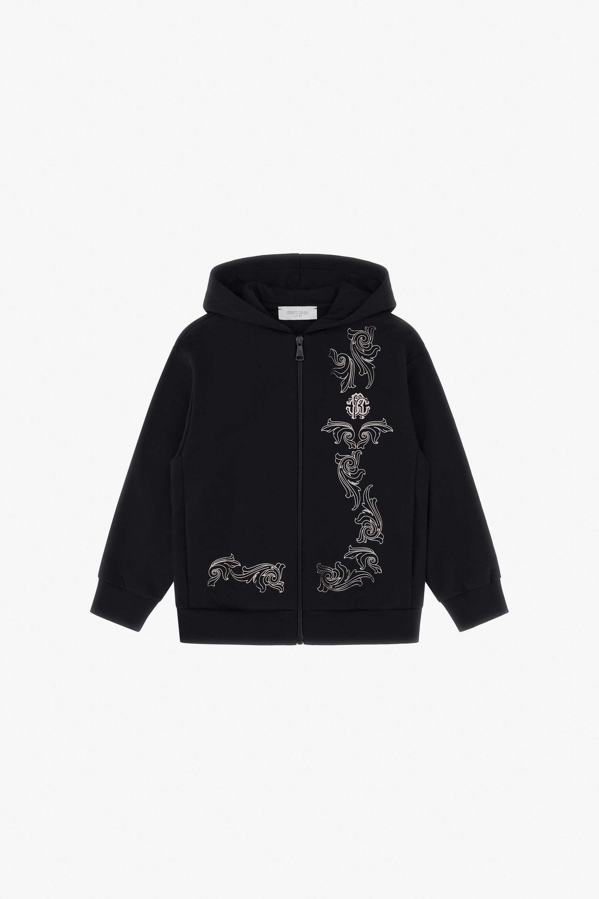 Roberto Cavalli Printed Sweatshirt In Black