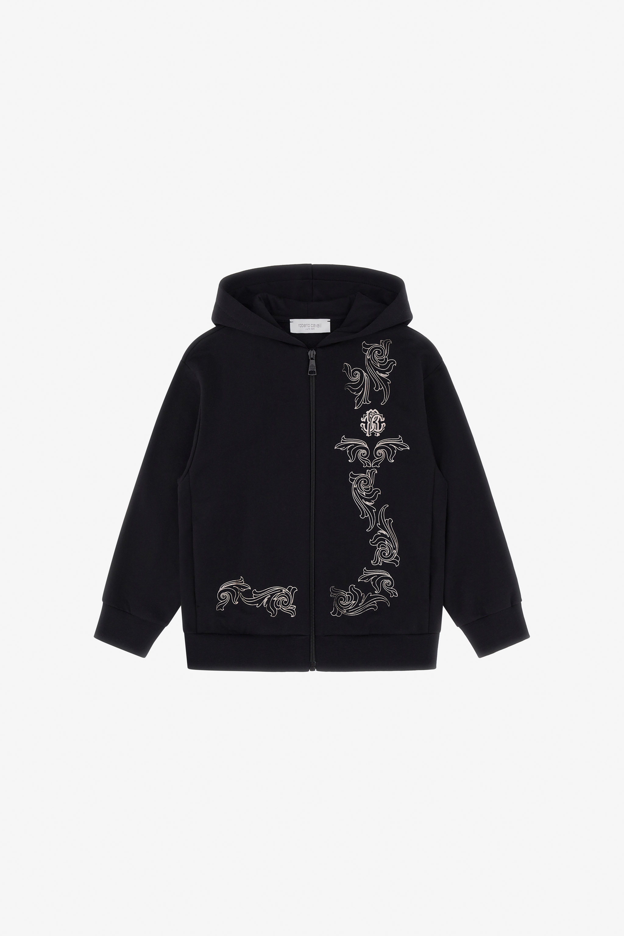 Roberto Cavalli Boys Black Printed Sweatshirt - Ready To Wear
