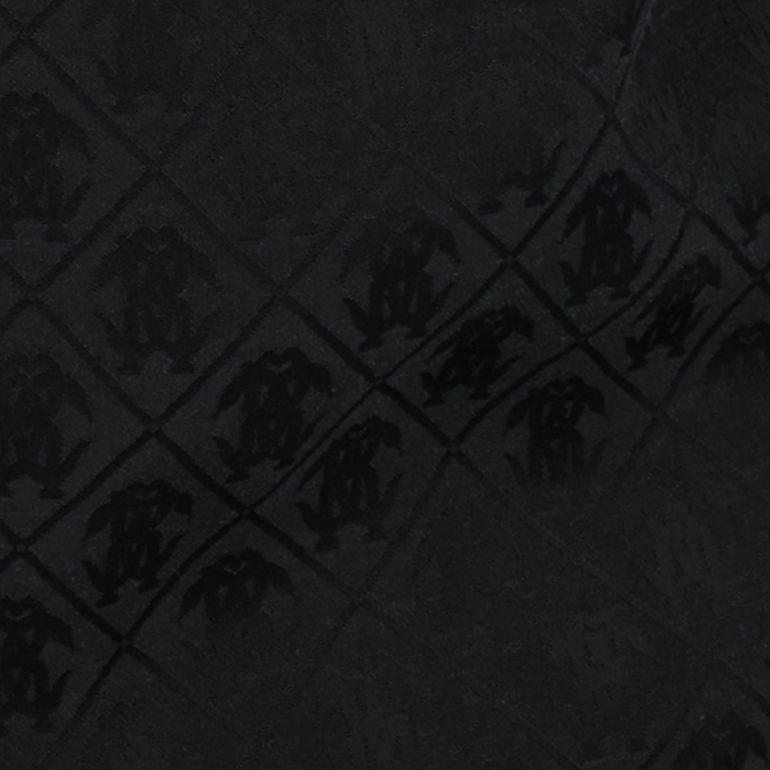 Black shirt with all-over Monogram Mirror Snake