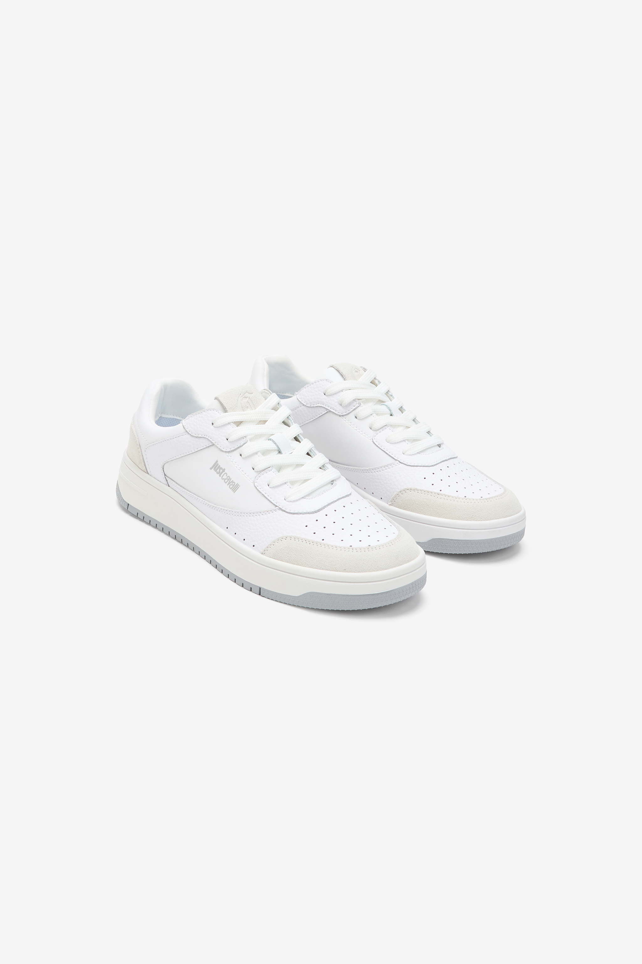 Just Cavalli Uomo Bianco Scarpe, 43 Eu, New, - Immagine 2