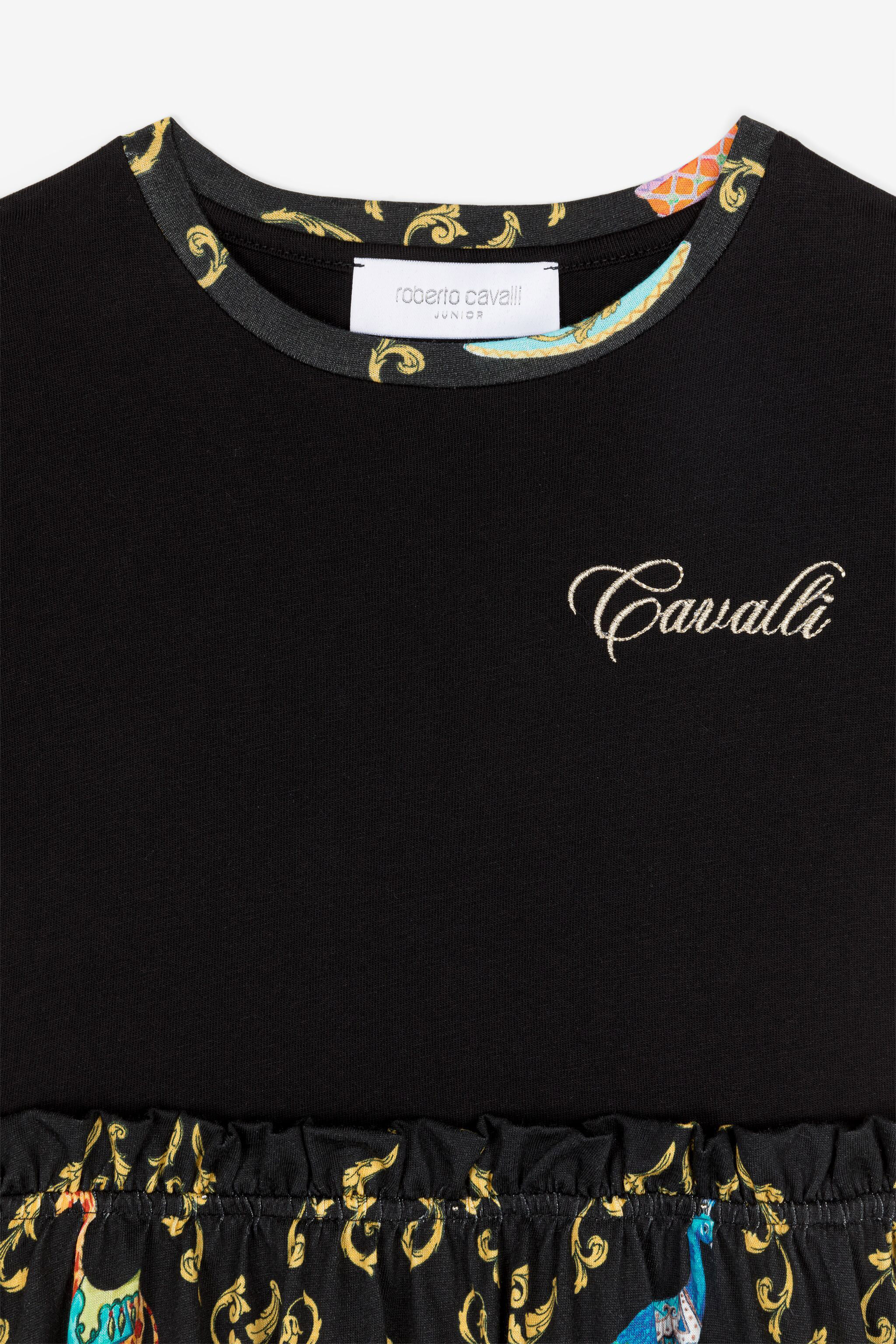 ROBERTO CAVALLI SKATERKLEID MIT GRAFISCHEM PRINT