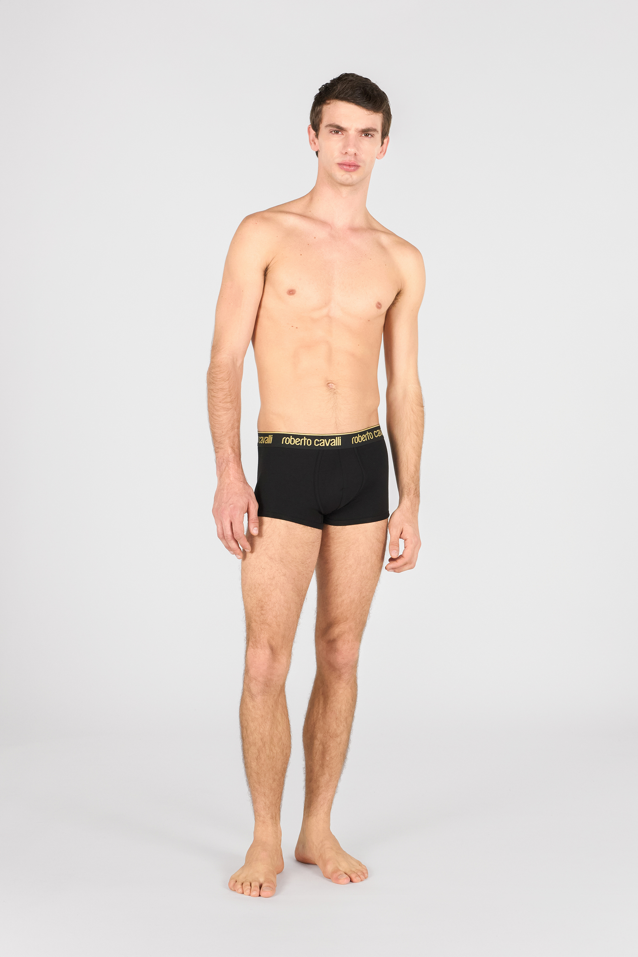 Shop Roberto Cavalli Set Aus Zwei Boxershorts Mit Logoband In Black