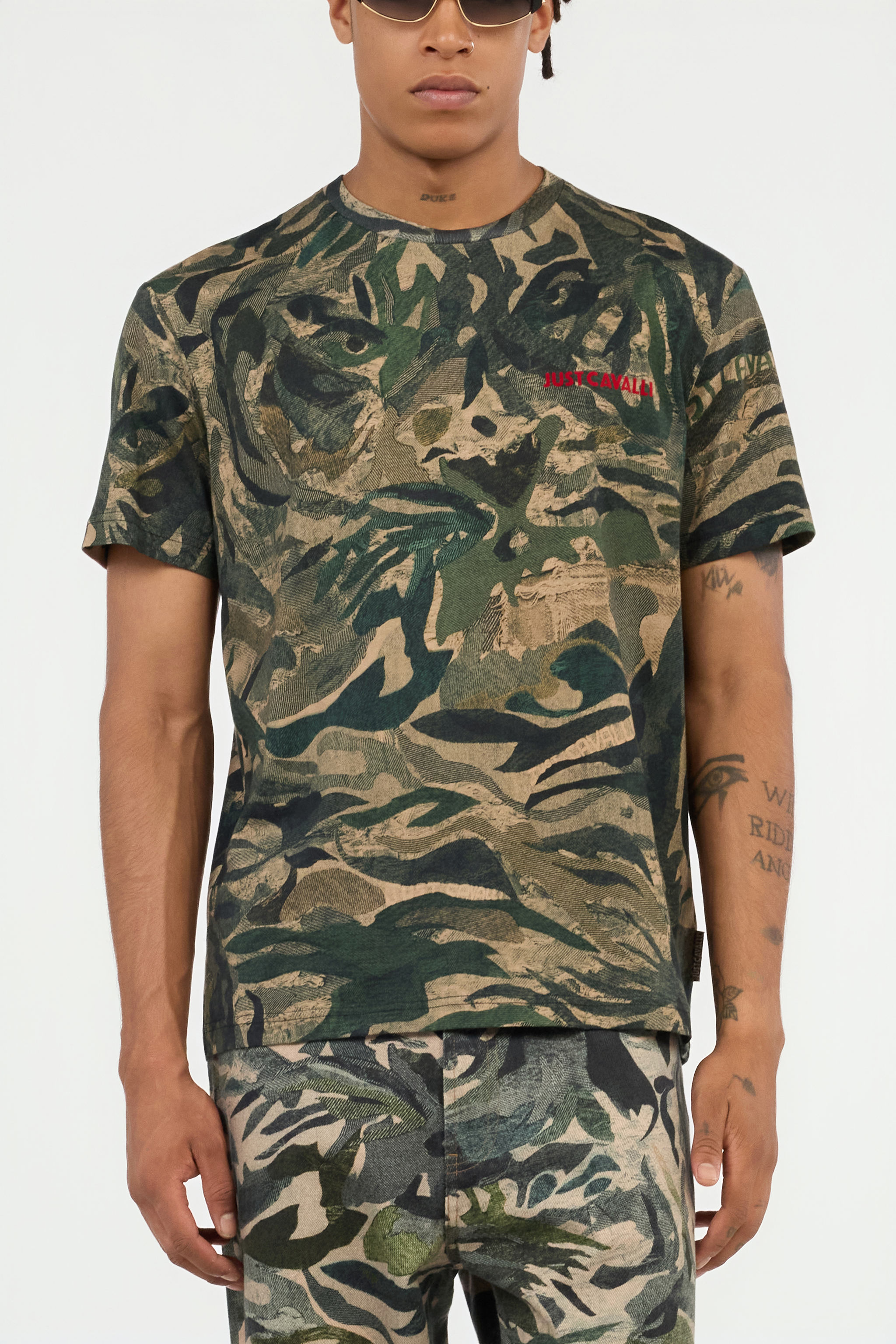 Tiger Camu Print T-Shirt