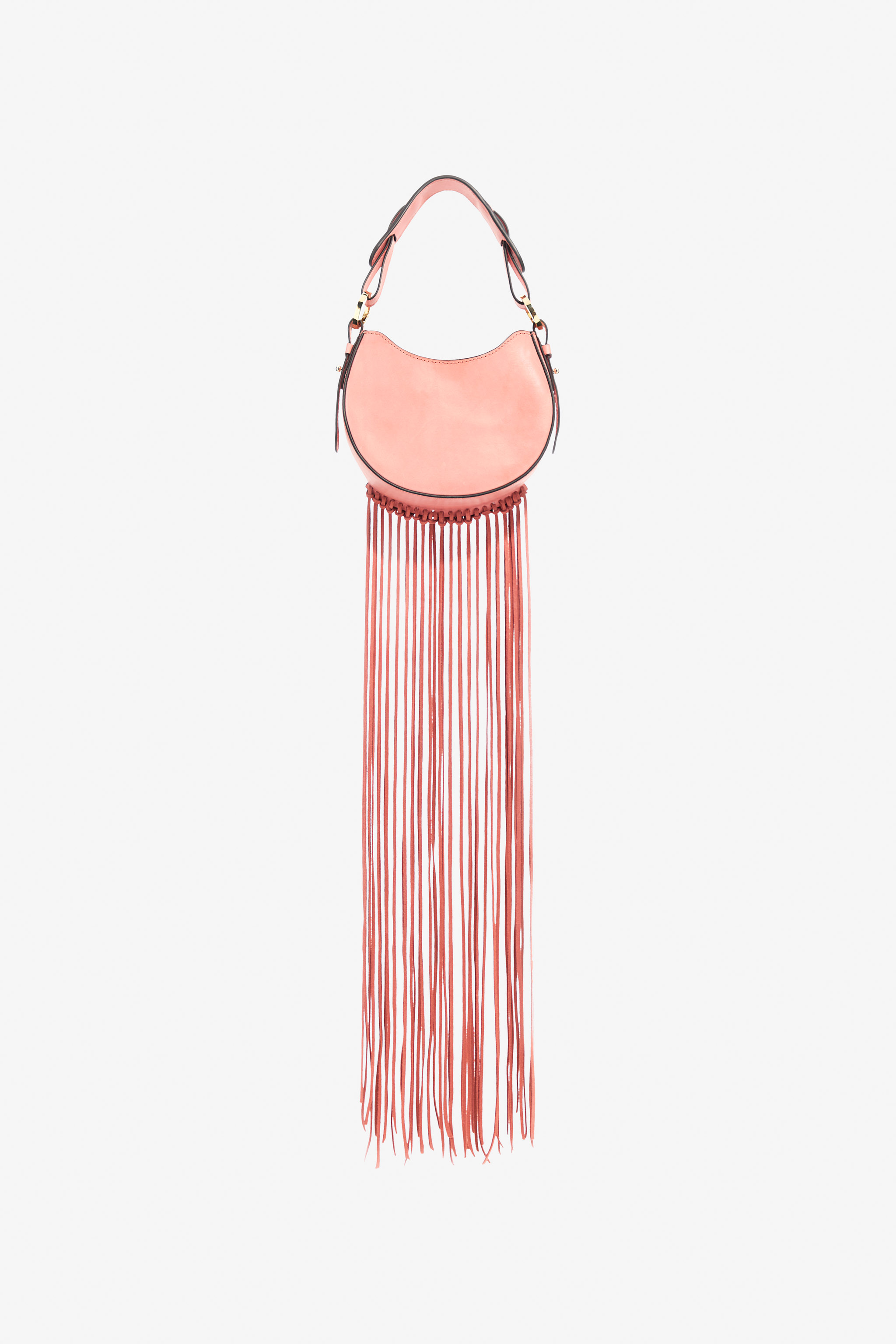 ROBERTO CAVALLI FANG BAG SHOULDER BAG WITH FRINGES 