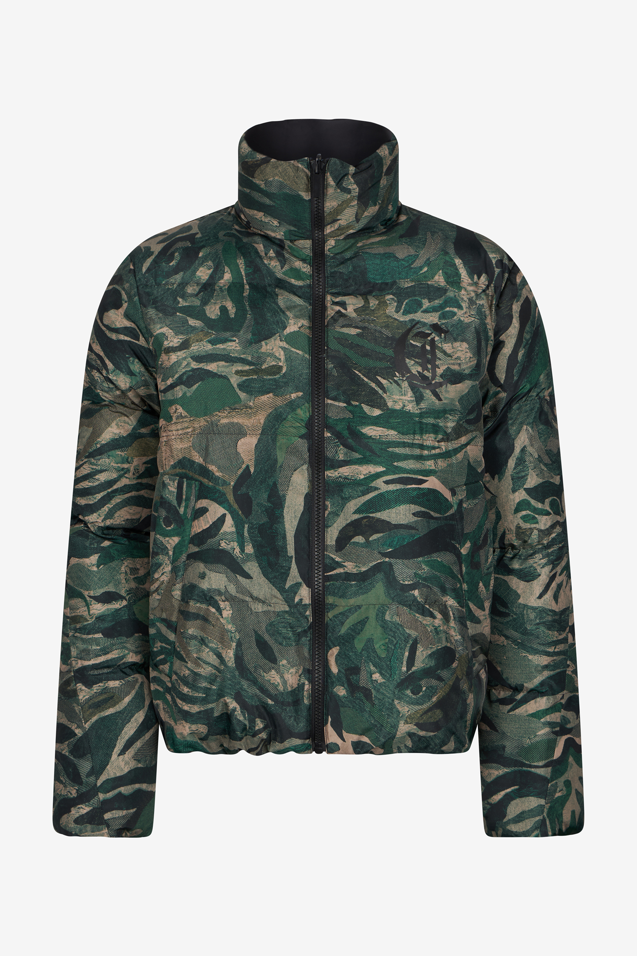 Reversible Tiger Camu Print Puffer Jacket