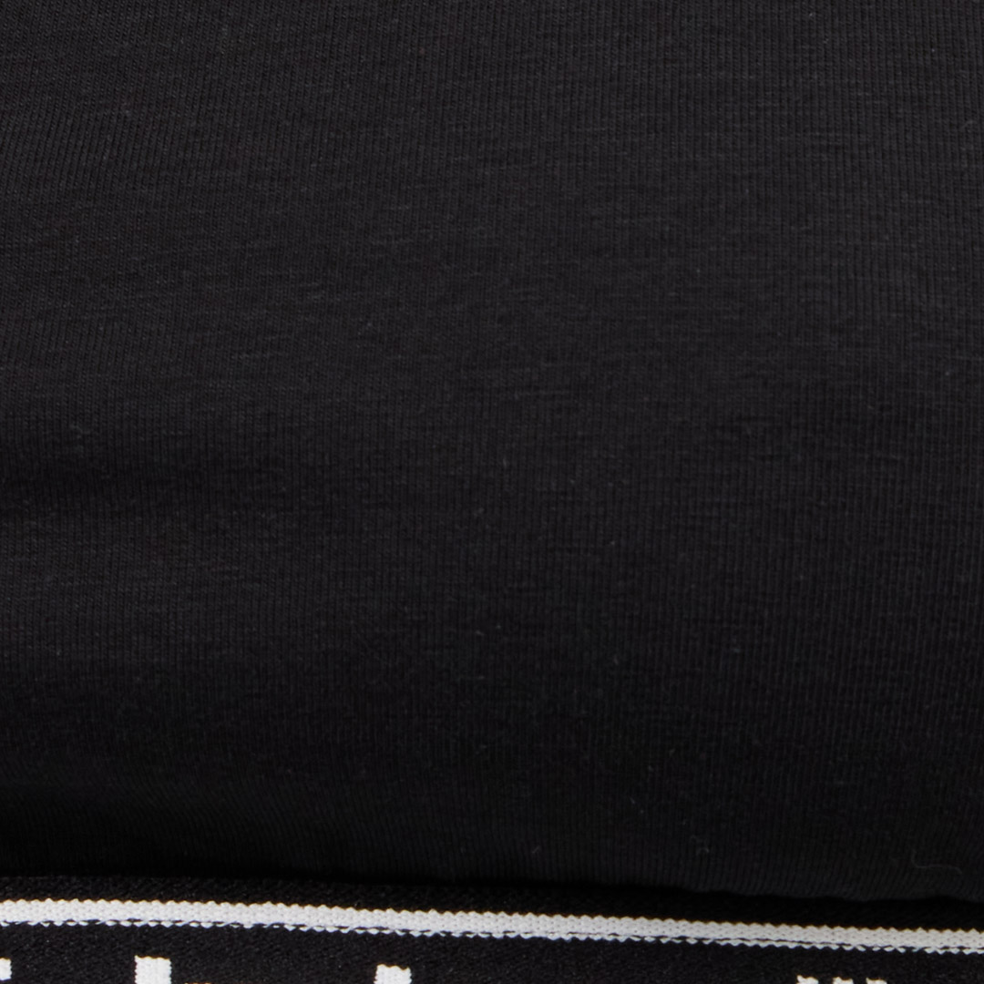 Roberto Cavalli Black Bra With Logo Band In Black