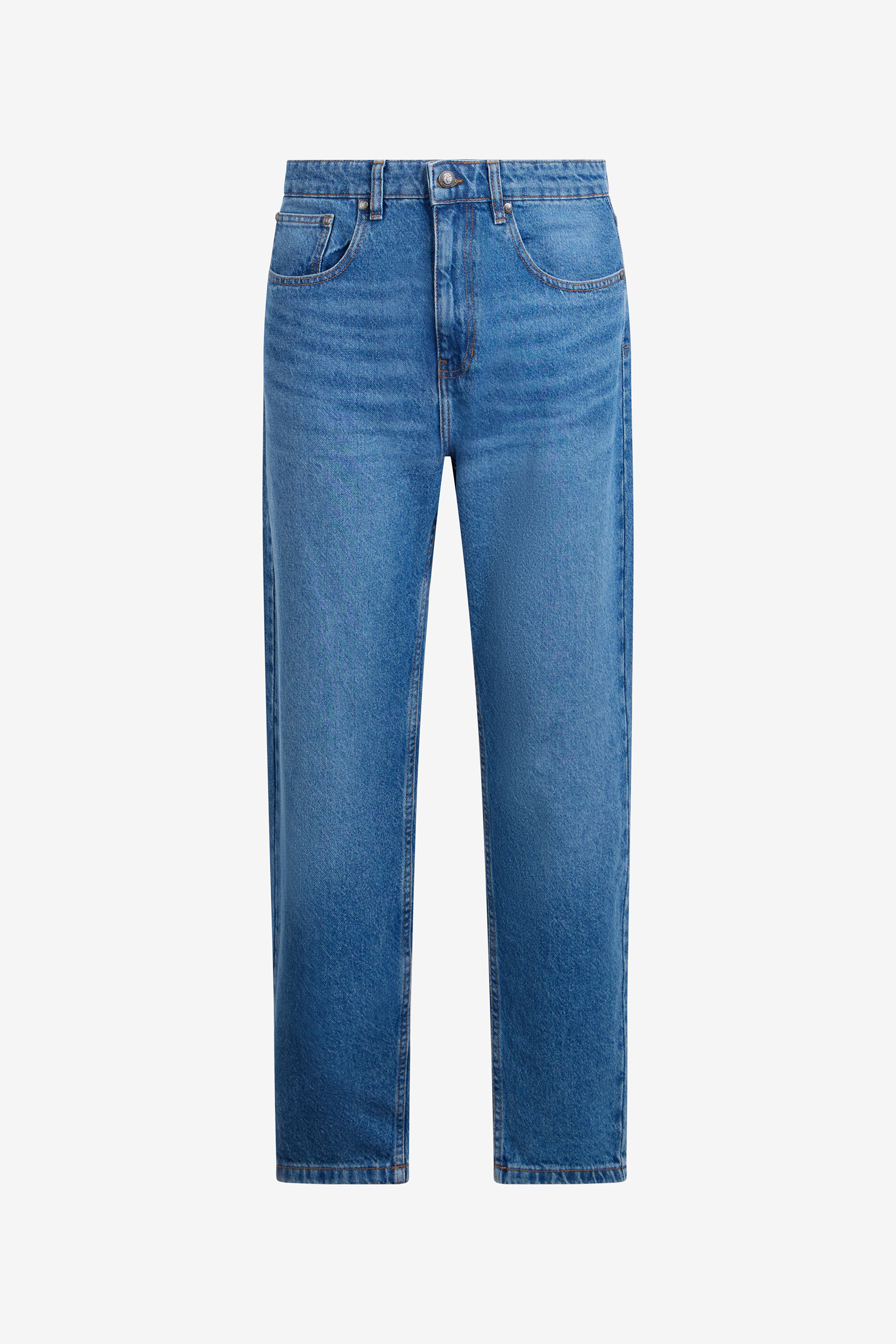 Roberto Cavalli Men's Indigo Five-Pocket Jeans With Straight Leg - Jeans