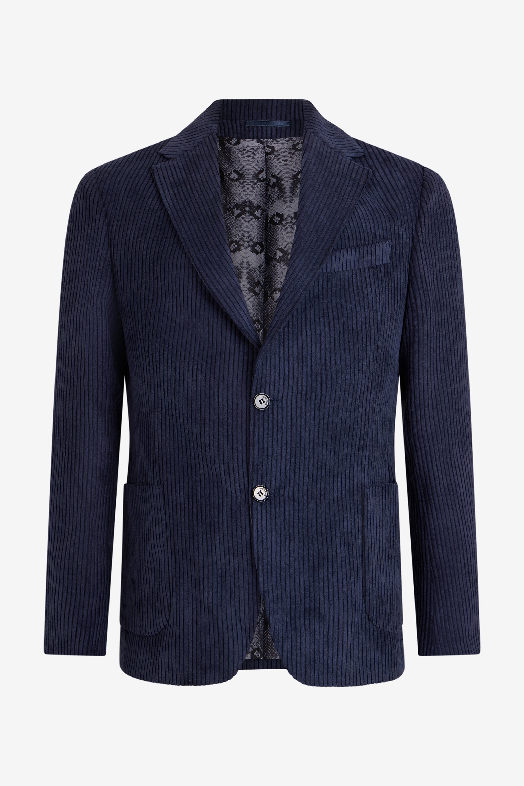 Roberto Cavalli - Male Coats & Jackets Navy 50 In Blue